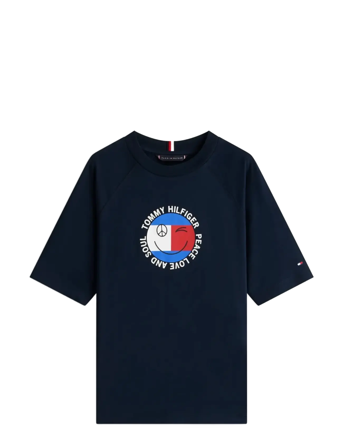 Tommy Hilfiger FUN FLAG GRAPHIC T-SHIRT - Overdele - DARK NIGHT NAVY / navy