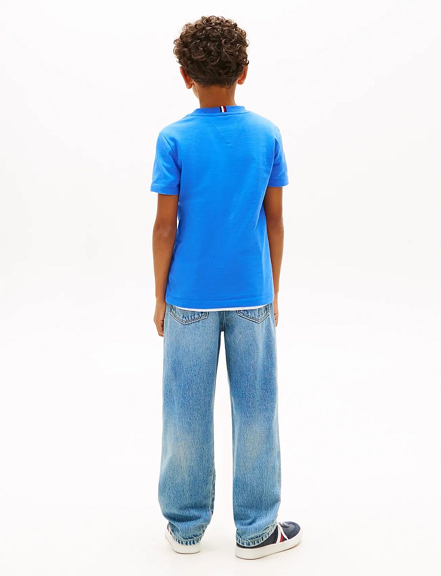 Tommy Hilfiger - WAVY FLAG T-SHIRT - kurzärmelige - empire blue - 2