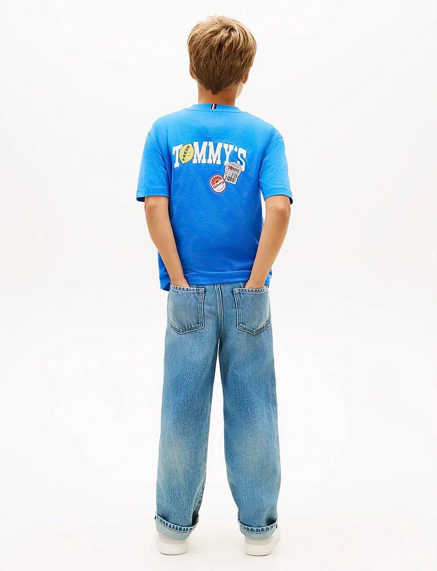 Tommy Hilfiger - STICKER PRINT GRAPHIC T-SHIRT - kurzärmelige - empire blue - 2