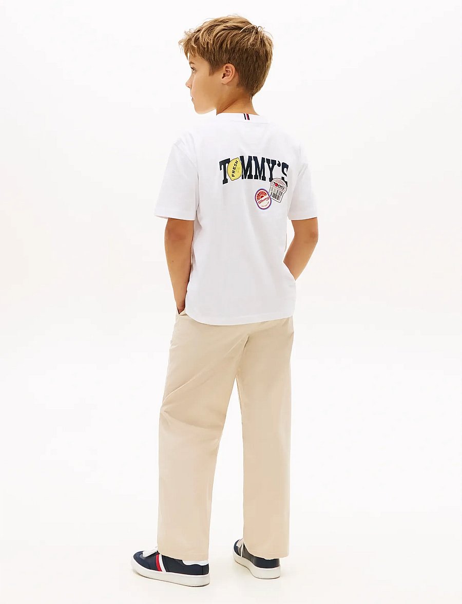 Tommy Hilfiger - STICKER PRINT GRAPHIC T-SHIRT - kurzärmelige - white - 2