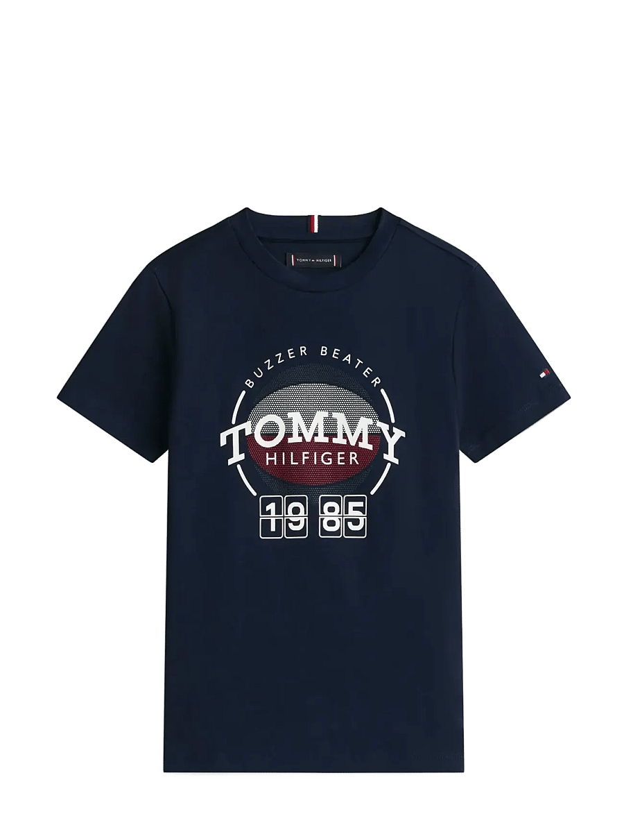 Tommy Hilfiger - BASKETBALL GRAPHIC T-SHIRT - kurzärmelige - dark night navy - 1