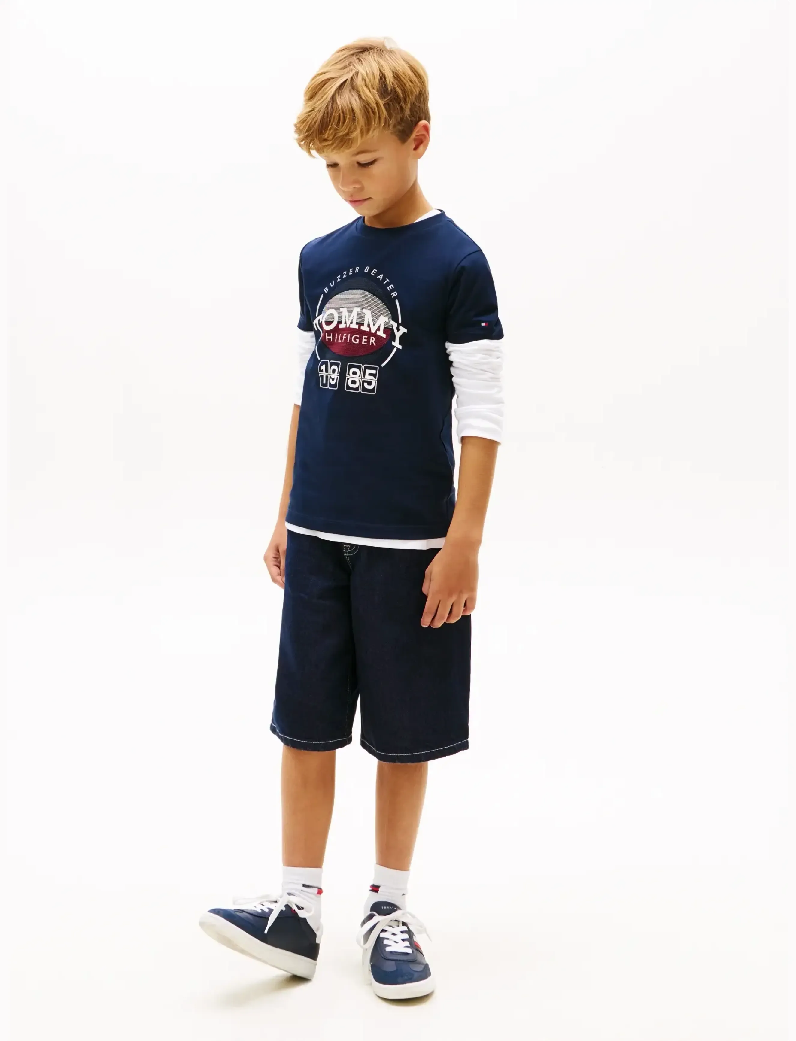 Tommy Hilfiger - BASKETBALL GRAPHIC T-SHIRT - t-shirts à manches courtes - dark night navy - 3
