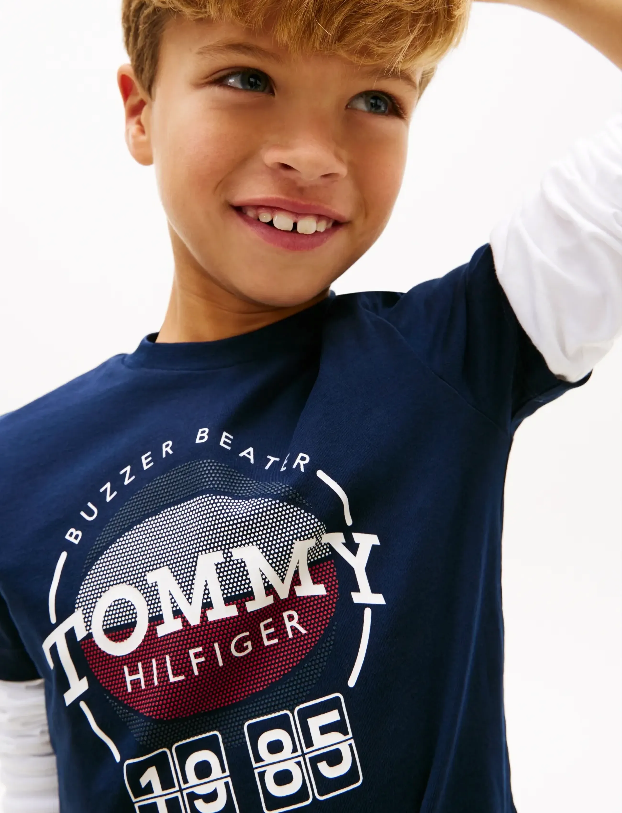 Tommy Hilfiger - BASKETBALL GRAPHIC T-SHIRT - t-shirts à manches courtes - dark night navy - 4