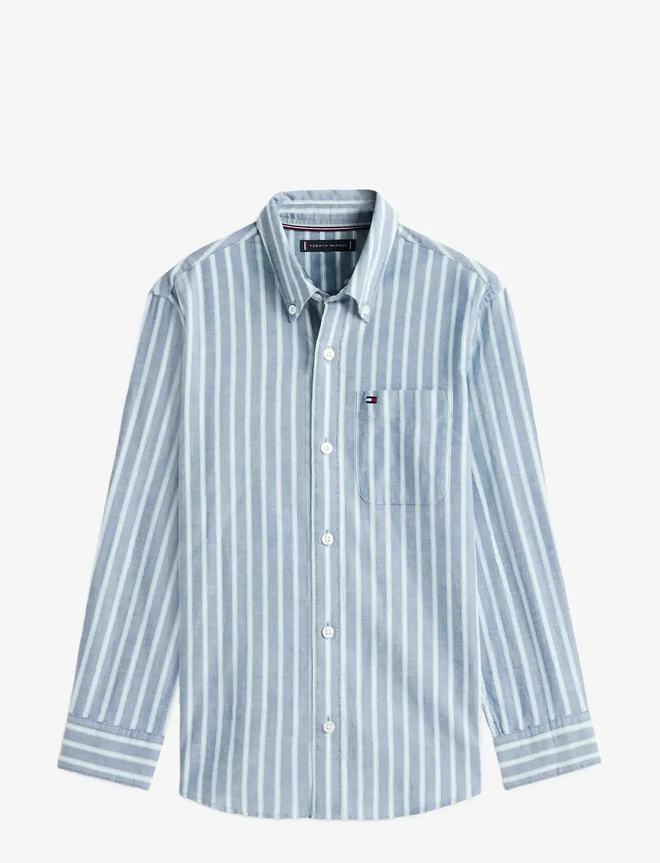 Tommy Hilfiger - FLEX ITHACA MULTISTRIPE SHIRT LS - pikkade varrukatega särgid - dark night navy - 1
