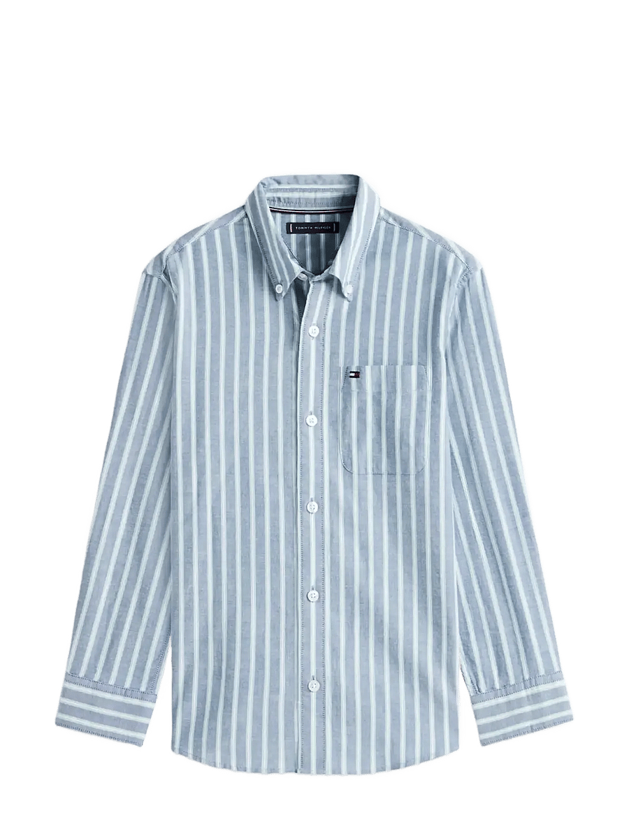 Tommy Hilfiger - FLEX ITHACA MULTISTRIPE SHIRT LS - chemises à manches longues - dark night navy - 1