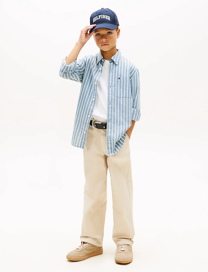 Tommy Hilfiger - FLEX ITHACA MULTISTRIPE SHIRT LS - pikkade varrukatega särgid - dark night navy - 3