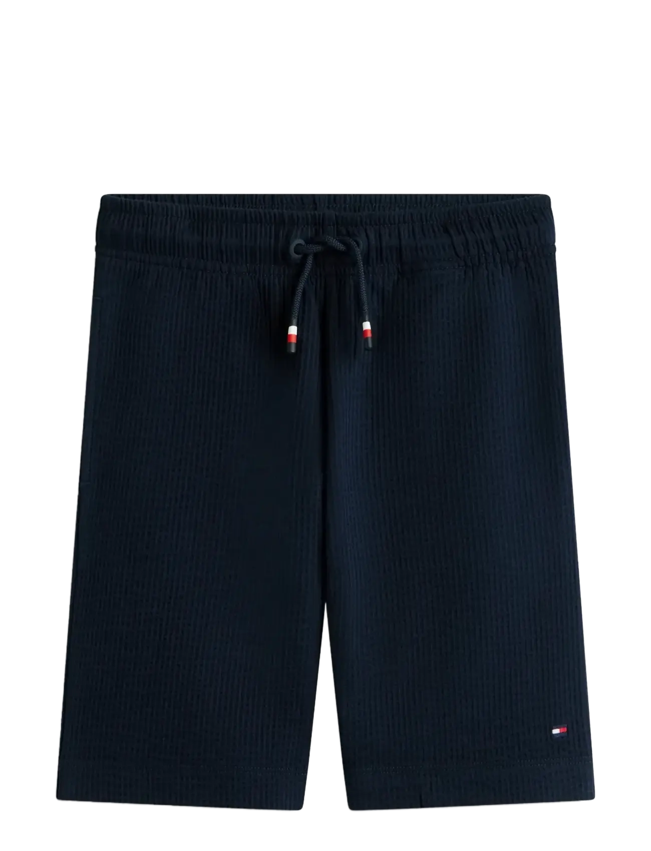 Tommy Hilfiger JERSEY SEERSUCKER SWEATSHORT - Kläder - DARK NIGHT NAVY / navy