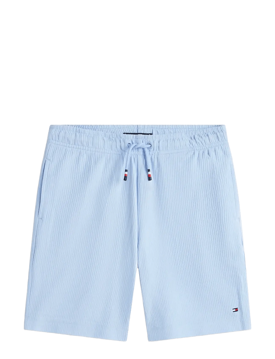 Tommy Hilfiger - JERSEY SEERSUCKER SWEATSHORT - sweatshorts - sweet blue - 1