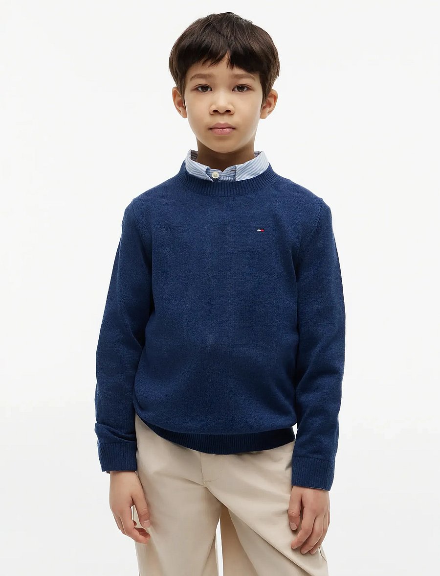 Tommy Hilfiger - CREW NECK SWEATER LS - pullover - dark night navy b8f032 - 0