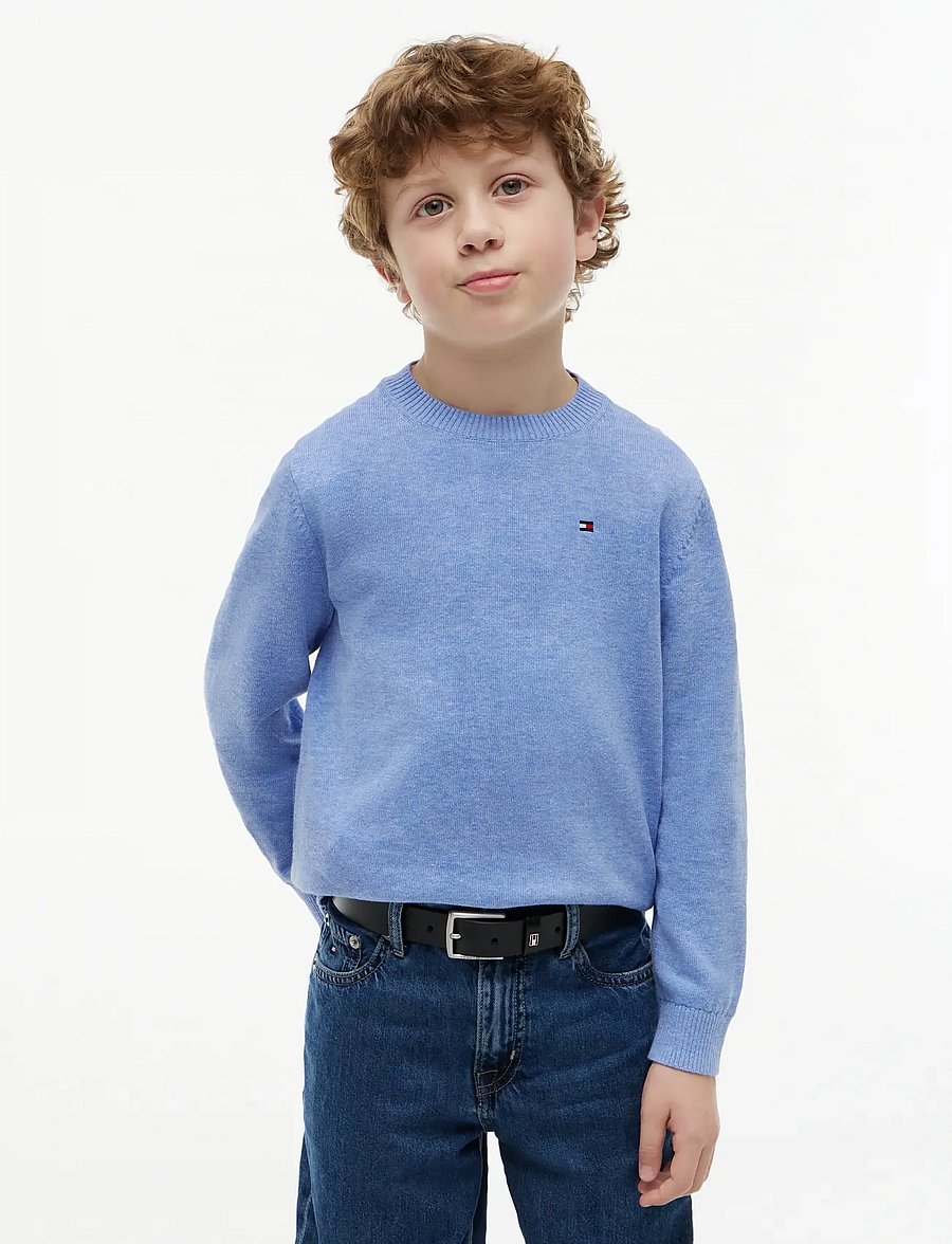 Tommy Hilfiger - CREW NECK SWEATER LS - pullover - noble blue b8f012 - 0