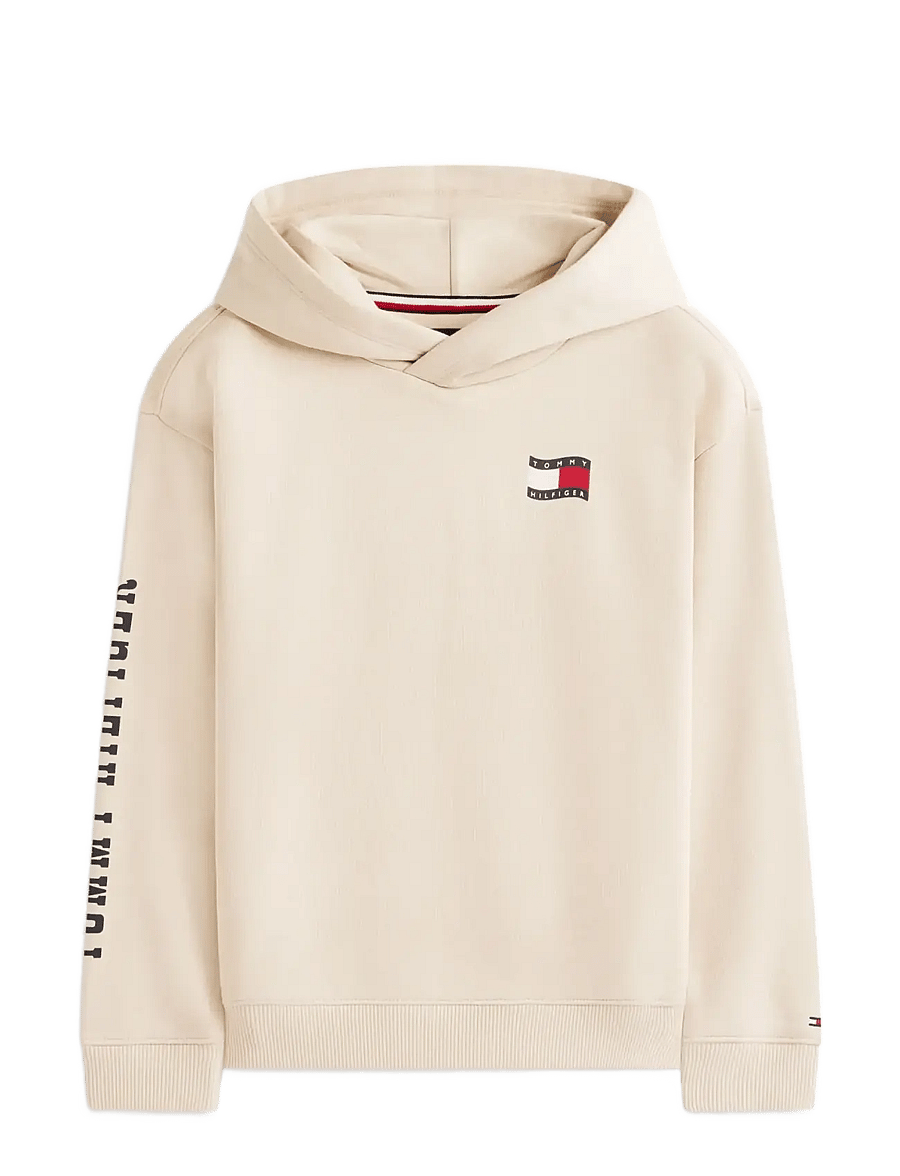Tommy Hilfiger - WAVY FLAG HOODIE - kapuzenpullover - classic beige - 1