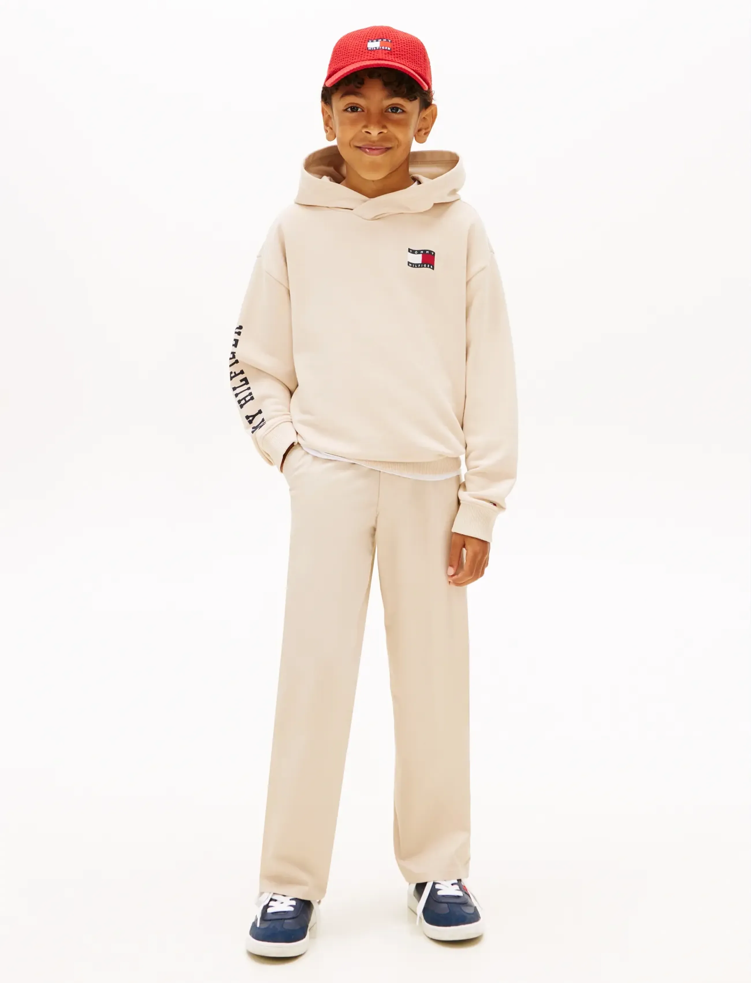 Tommy Hilfiger - WAVY FLAG HOODIE - kapuzenpullover - classic beige - 3