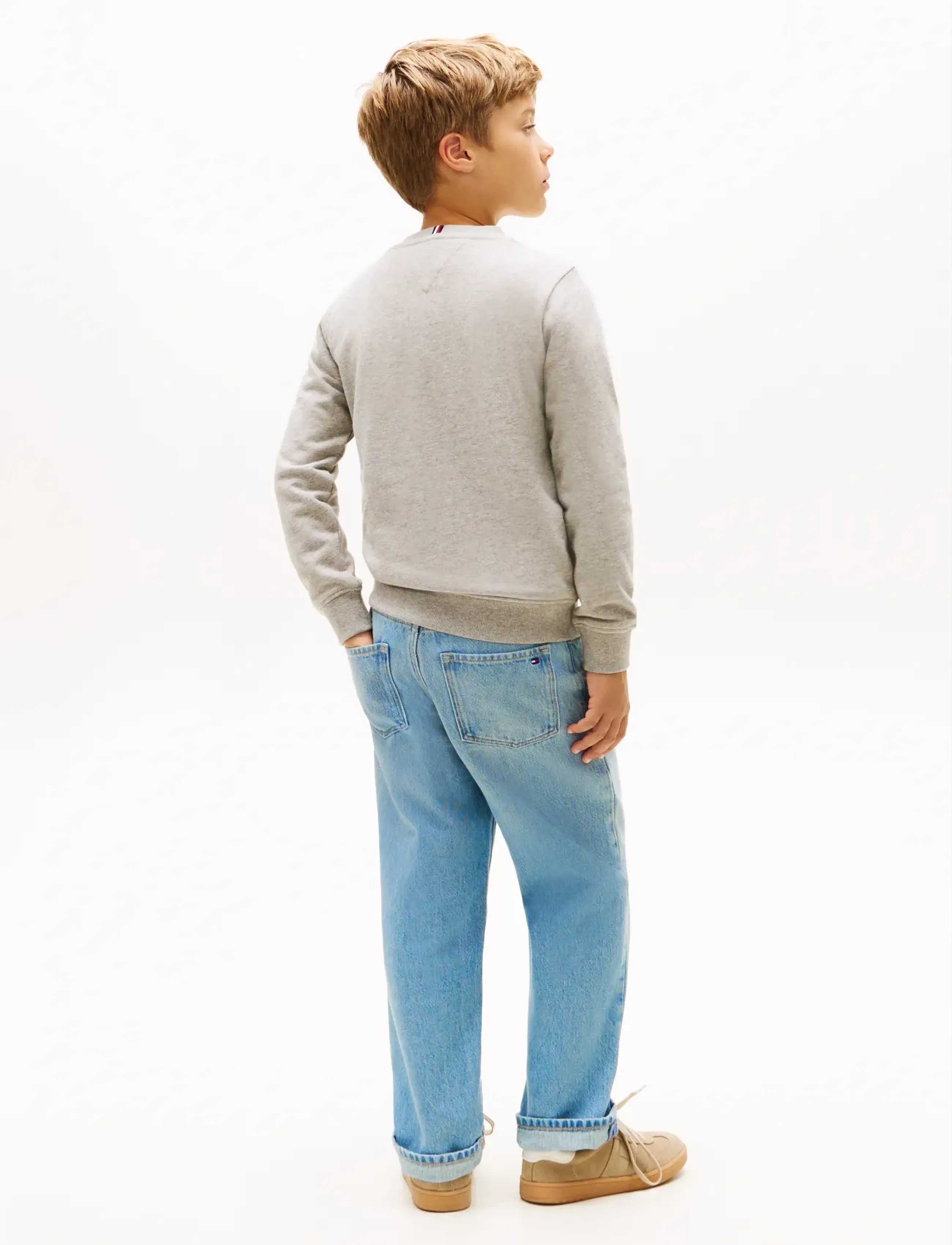 Tommy Hilfiger - TOMMY FADED PRINT SWEATSHIRT - sweatshirts - mid grey heather - 2
