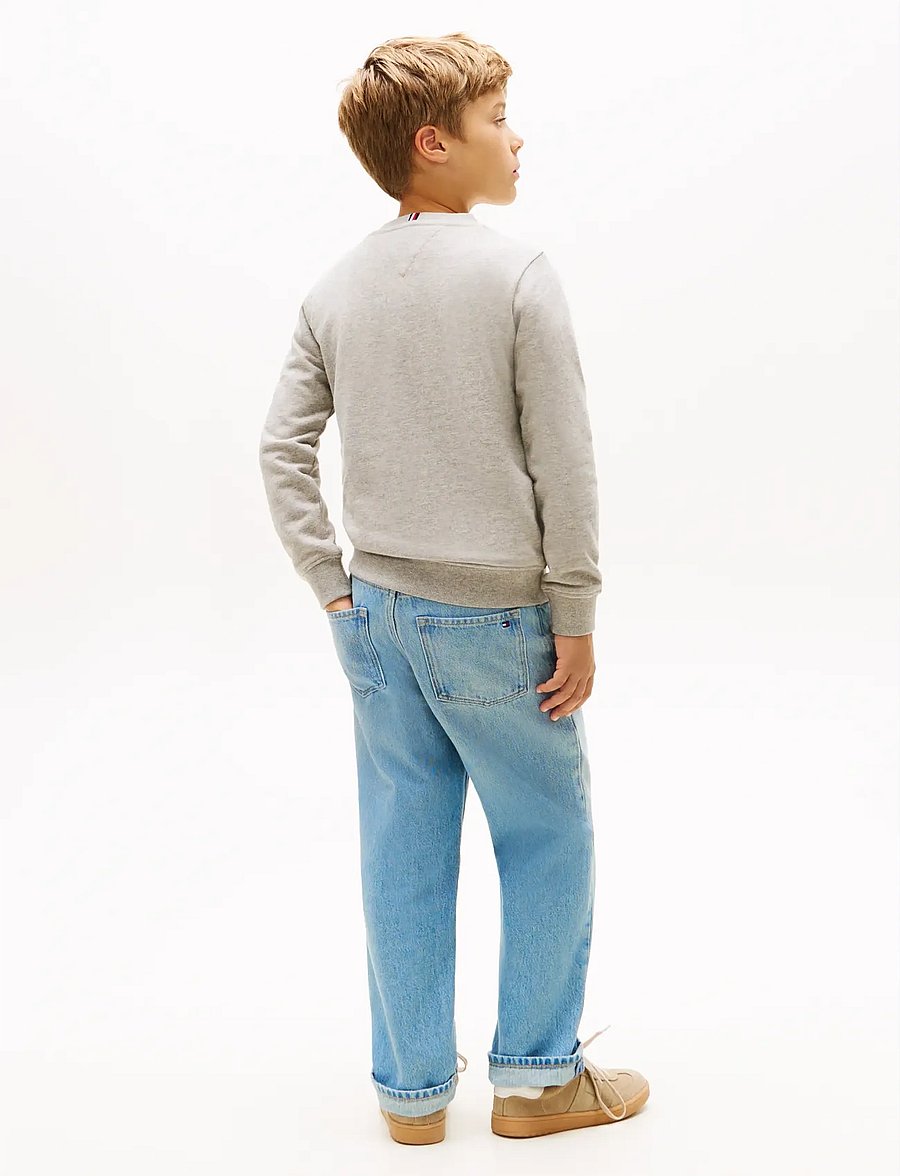 Tommy Hilfiger - TOMMY FADED PRINT SWEATSHIRT - sweatshirts - mid grey heather - 2