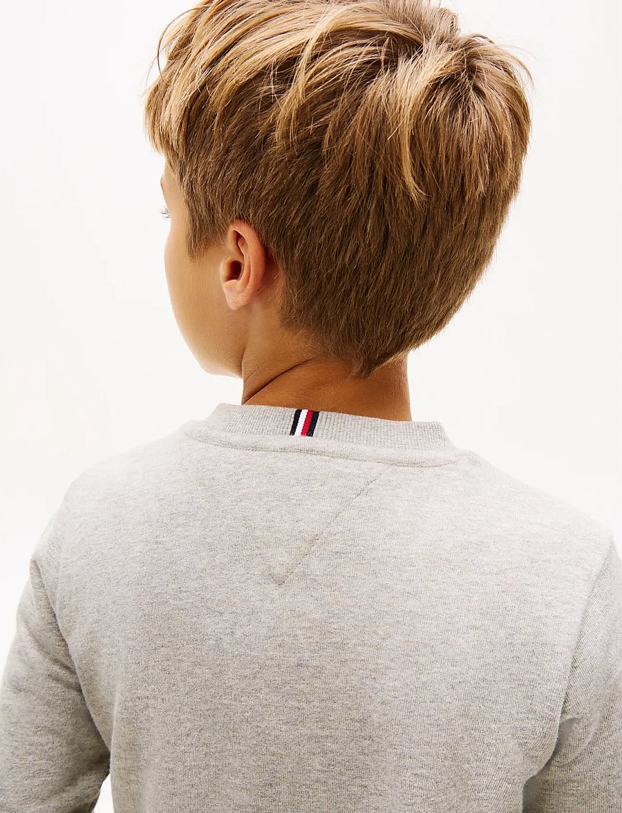 Tommy Hilfiger - TOMMY FADED PRINT SWEATSHIRT - sweatshirts - mid grey heather - 4