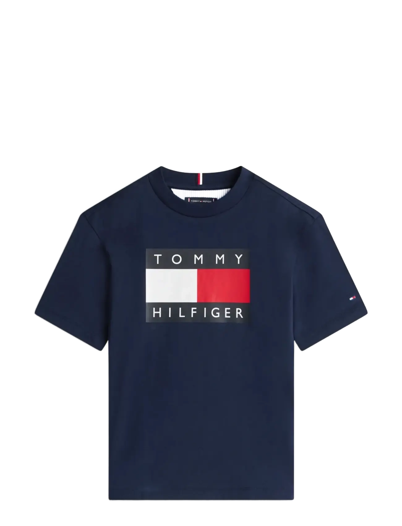 HERITAGE PRINTED FLAG T-SHIRT - DARK NIGHT NAVY