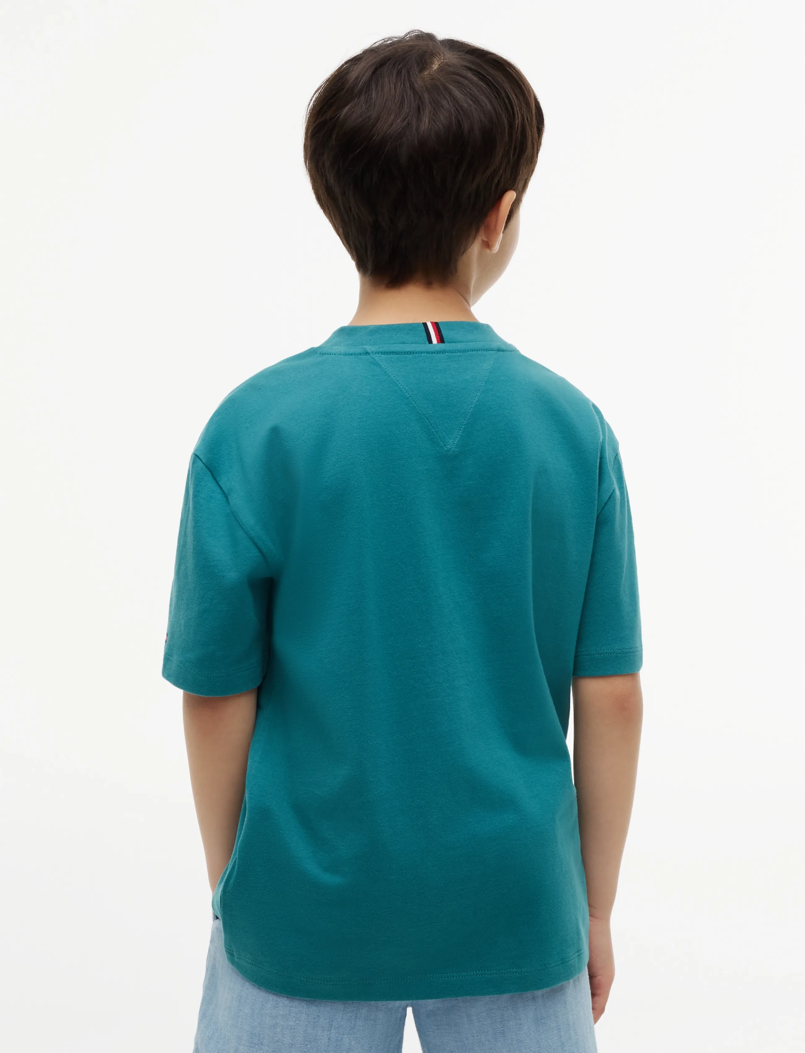 Tommy Hilfiger - HERITAGE PRINTED FLAG T-SHIRT - kurzärmelige - platinum teal - 2