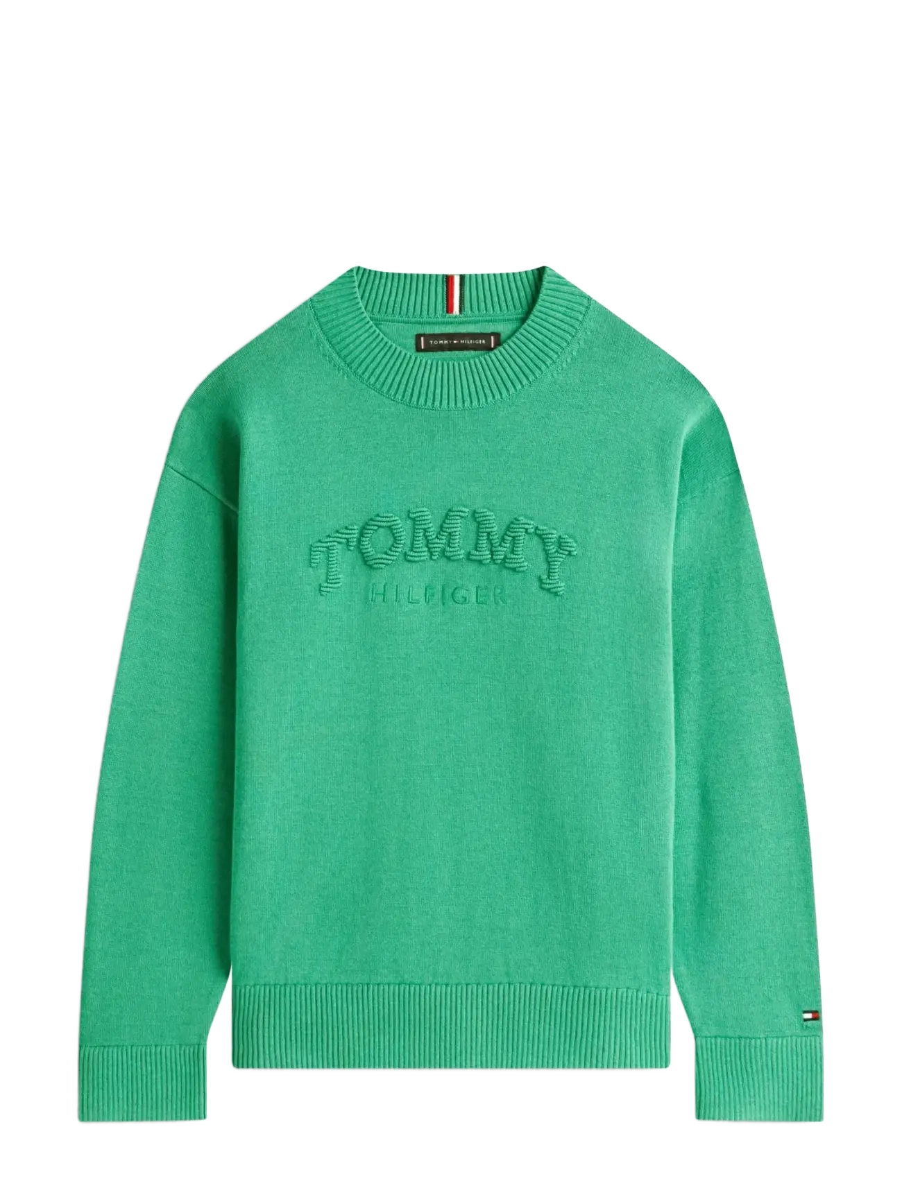 Tommy Hilfiger - MONOTYPE GRAPHIC SWEATER LS - pullover - bahama green - 1