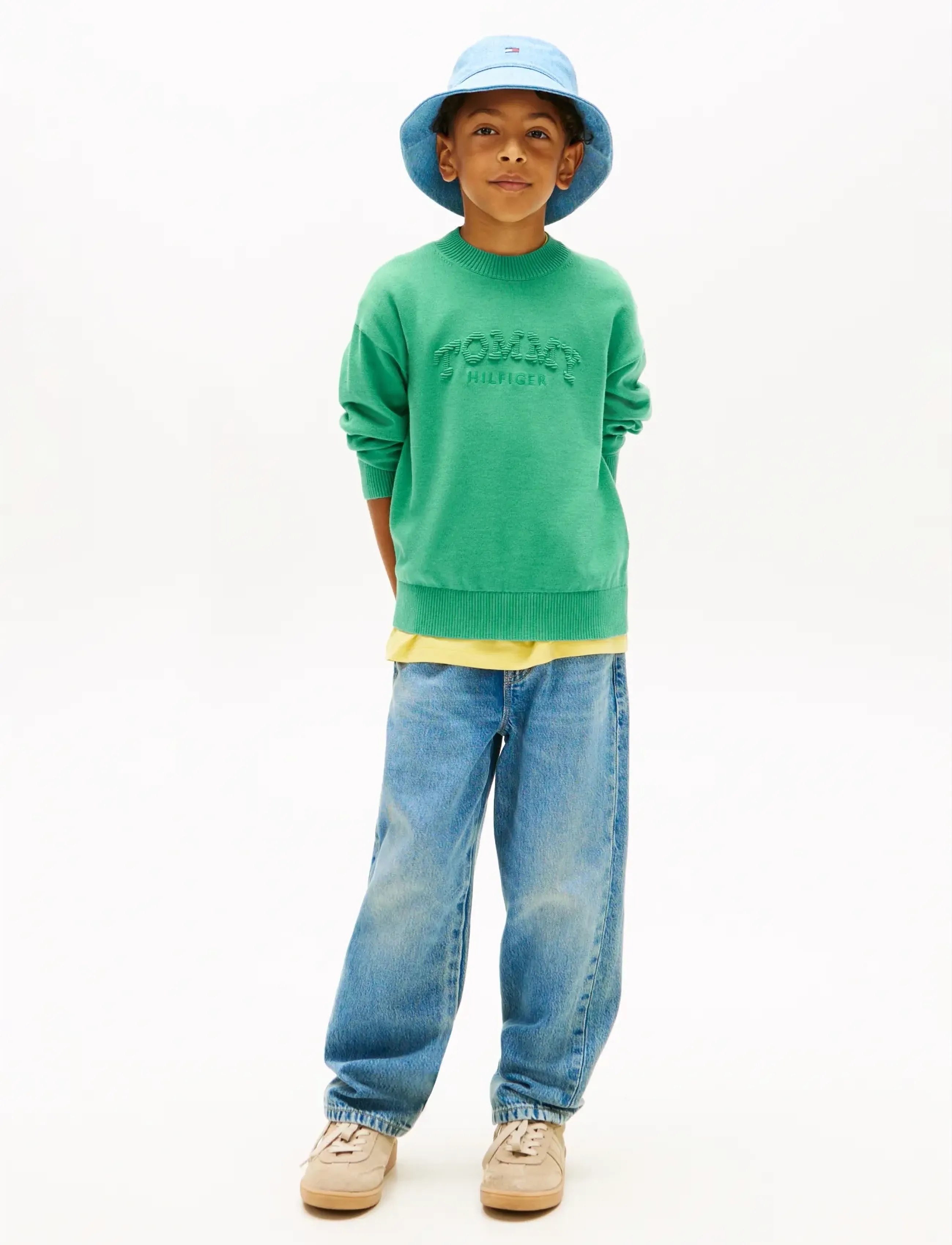 Tommy Hilfiger - MONOTYPE GRAPHIC SWEATER LS - pullover - bahama green - 3