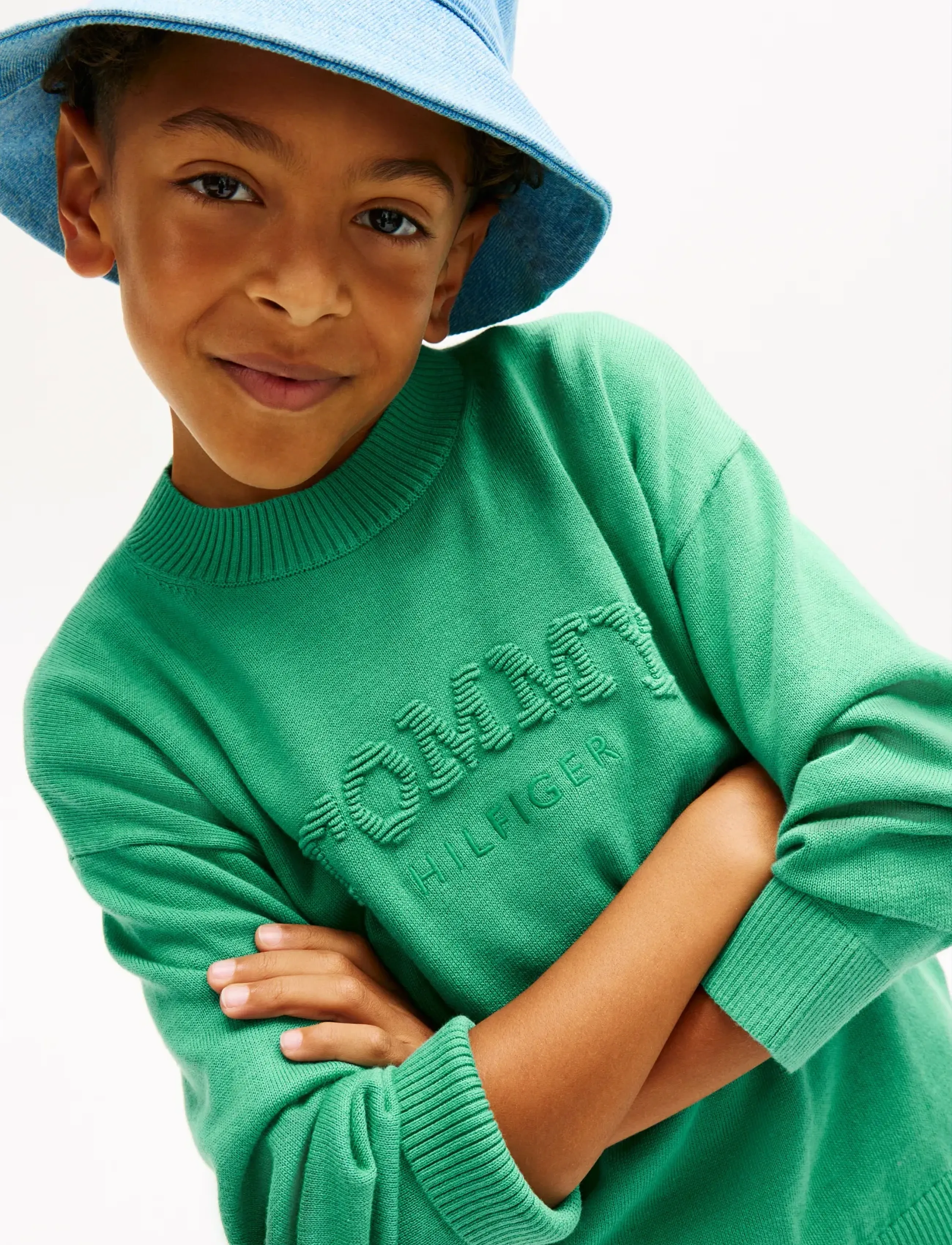 Tommy Hilfiger - MONOTYPE GRAPHIC SWEATER LS - pullover - bahama green - 4