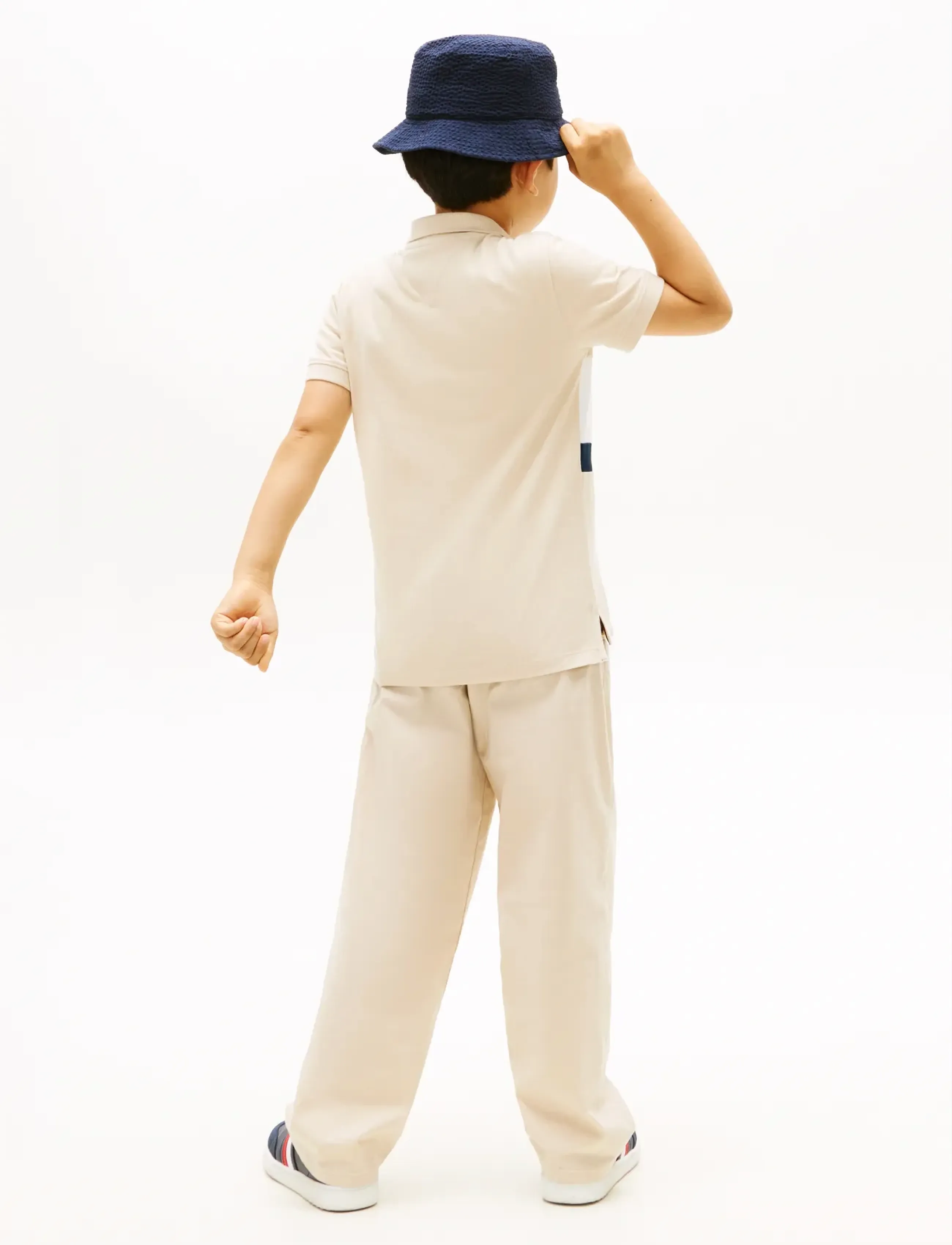 Tommy Hilfiger - MINI CORP EMB CLRBLOCK POLO SS - kortærmede poloer - classic beige colourblock - 2