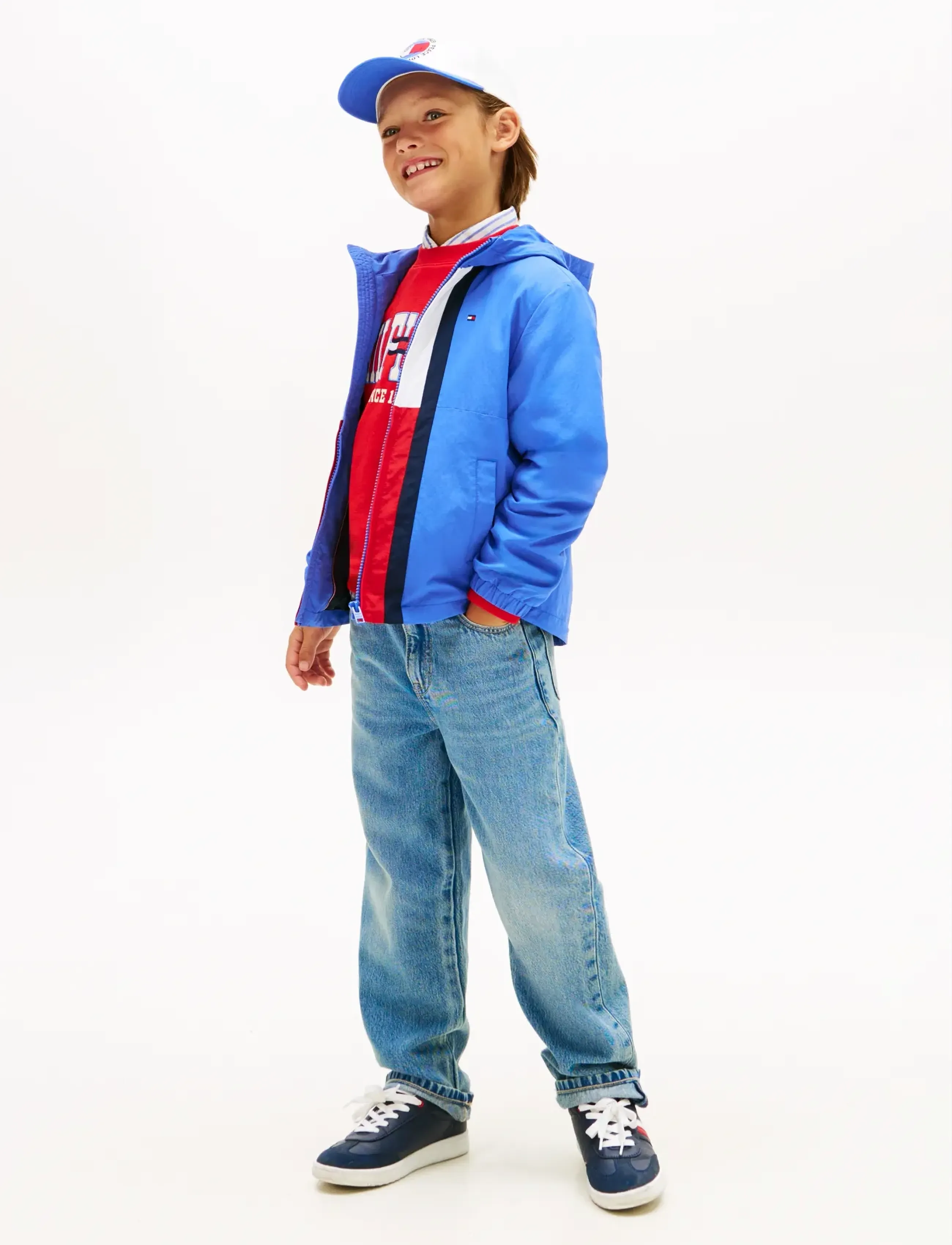 Tommy Hilfiger - COLOURBLOCK FLAG JACKET - efterårsjakker - empire blue - 3