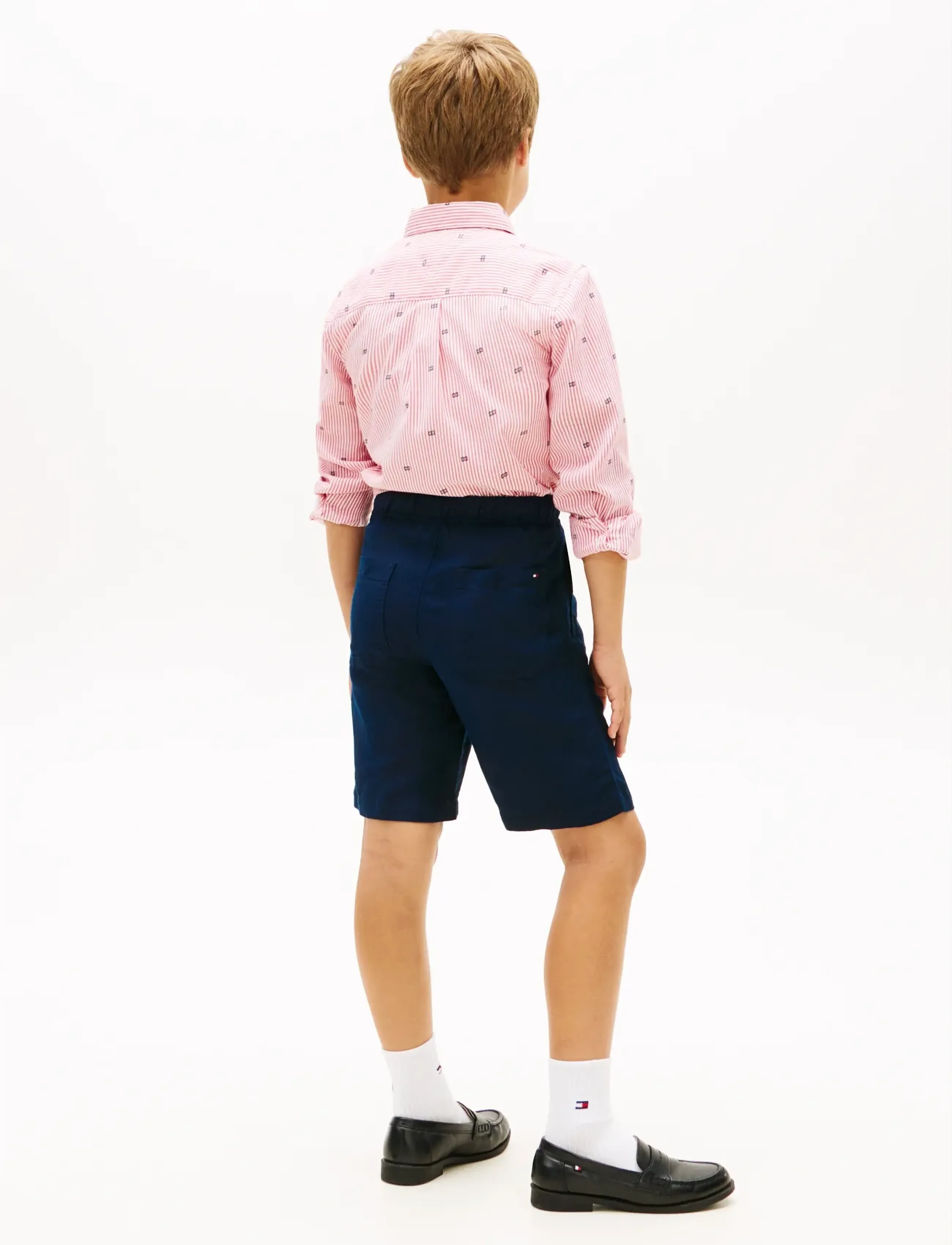 Tommy Hilfiger - LINEN BLEND SHORT - chino-shorts - dark night navy - 2