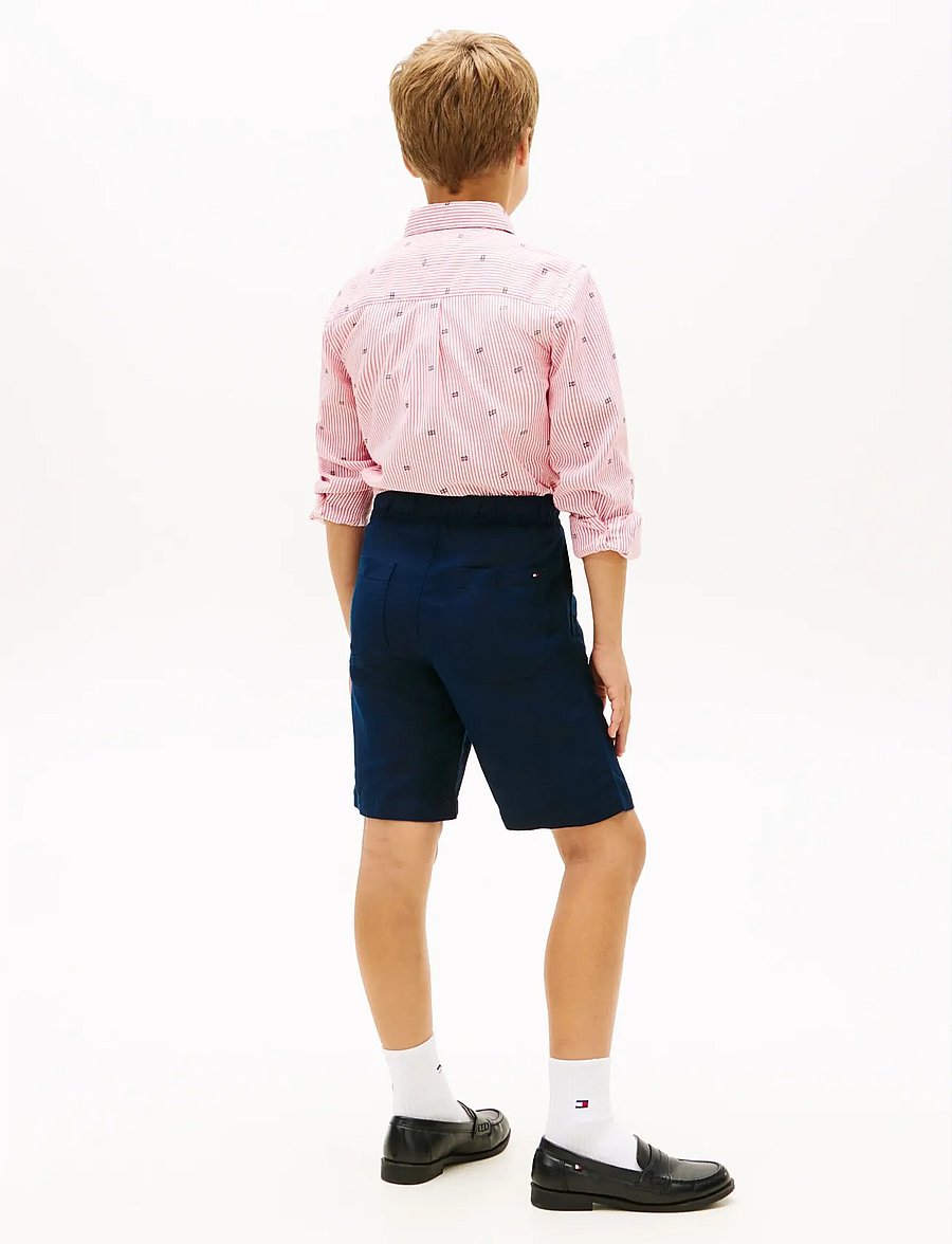 Tommy Hilfiger - LINEN BLEND SHORT - chino shorts - dark night navy - 2