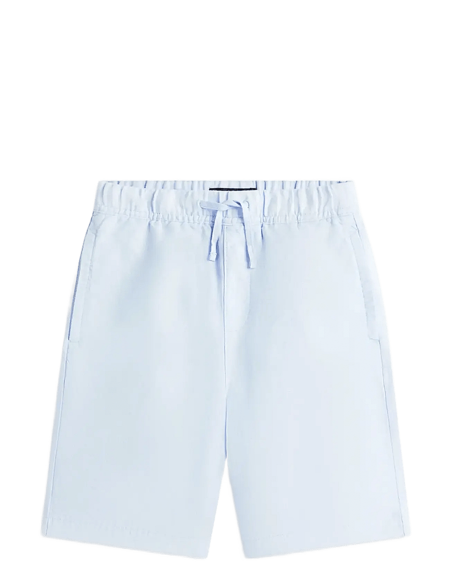 Tommy Hilfiger - LINEN BLEND SHORT - spodenki chino - sweet blue - 1