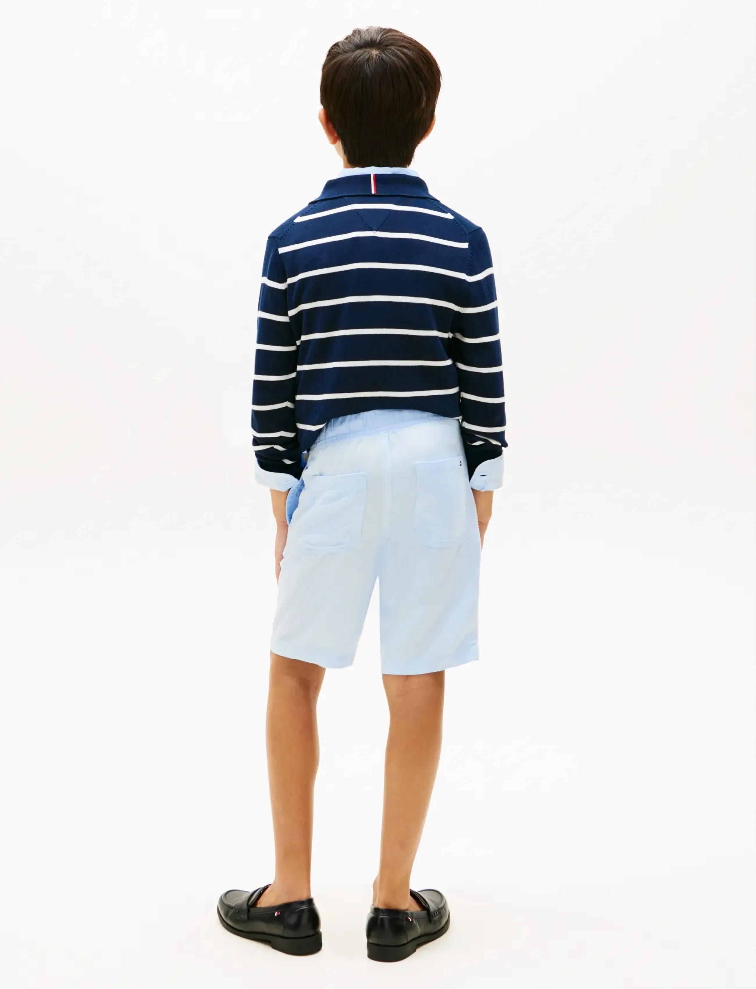 Tommy Hilfiger - LINEN BLEND SHORT - chino-stuttbuxur - sweet blue - 2