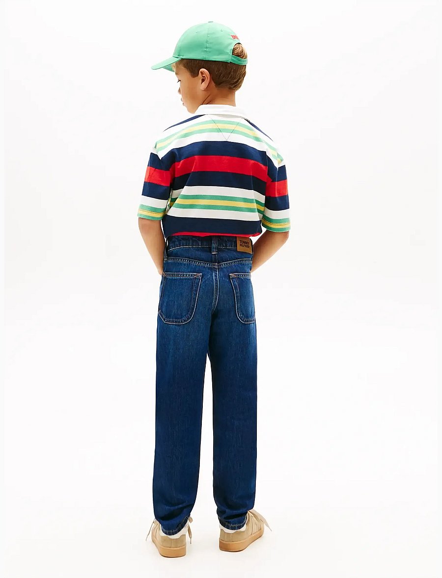 Tommy Hilfiger - STRAIGHT DARK BLUE JEANS - regular jeans - darkused - 2