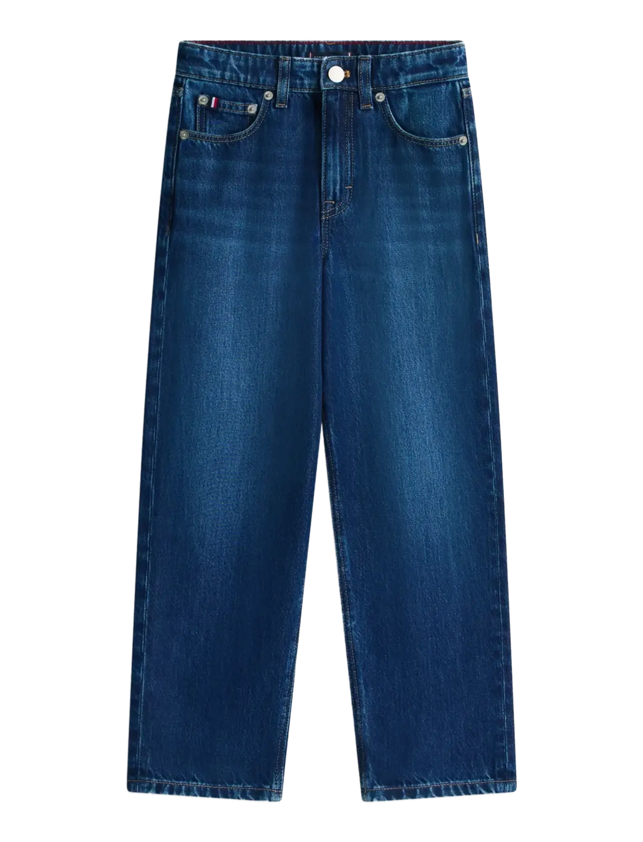 Tommy Hilfiger BARREL DARK BLUE JEANS - Jeans - DARKUSED / blue