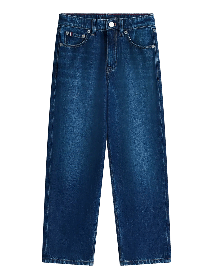 Tommy Hilfiger - BARREL DARK BLUE JEANS - loose jeans - darkused - 1