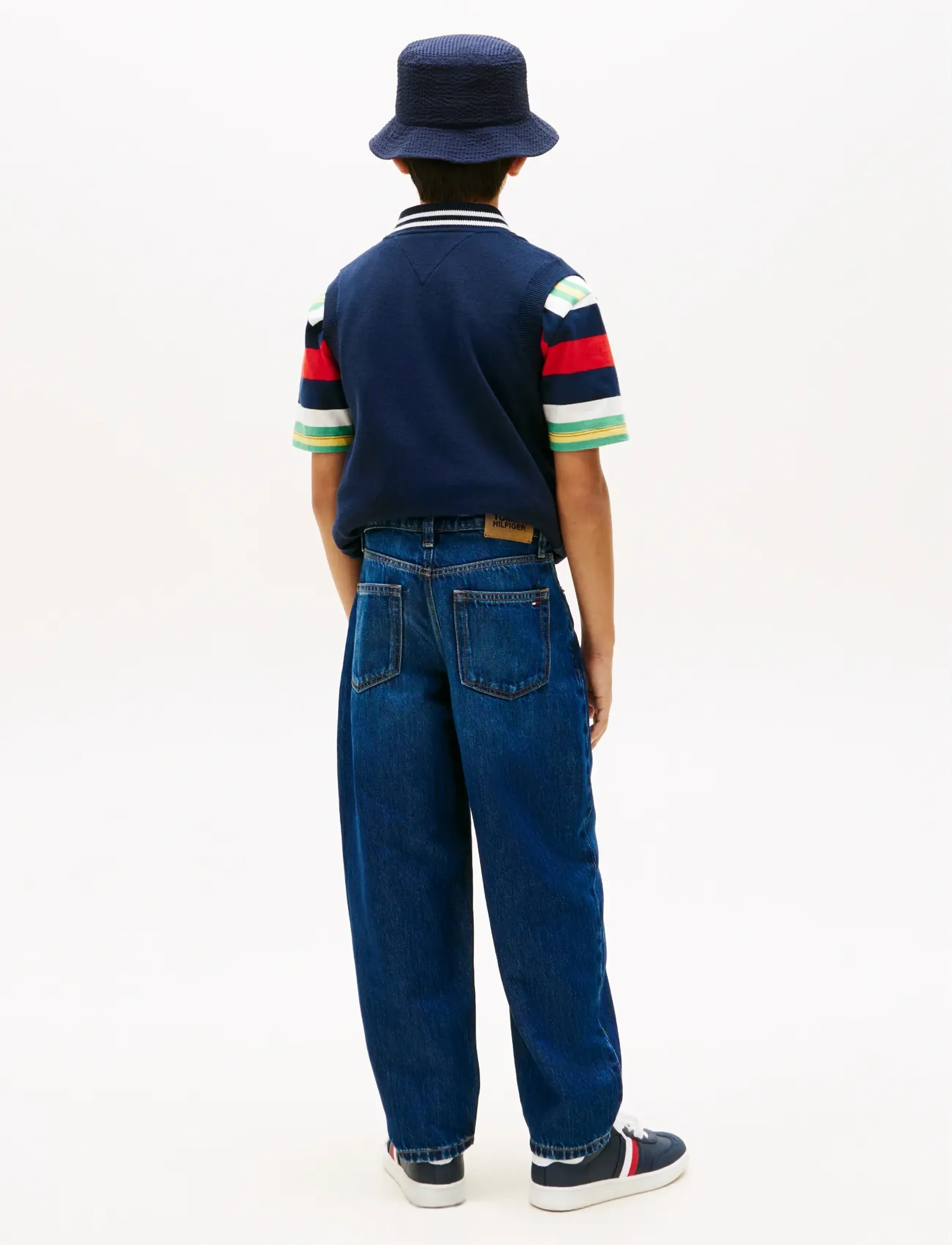 Tommy Hilfiger - BARREL DARK BLUE JEANS - loose jeans - darkused - 2
