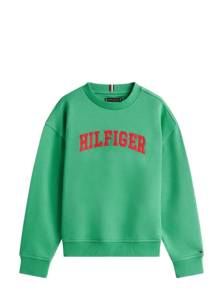 Tommy Hilfiger - HILFIGER VARSITY SWEATSHIRT - sweatshirts - bahama green - 1