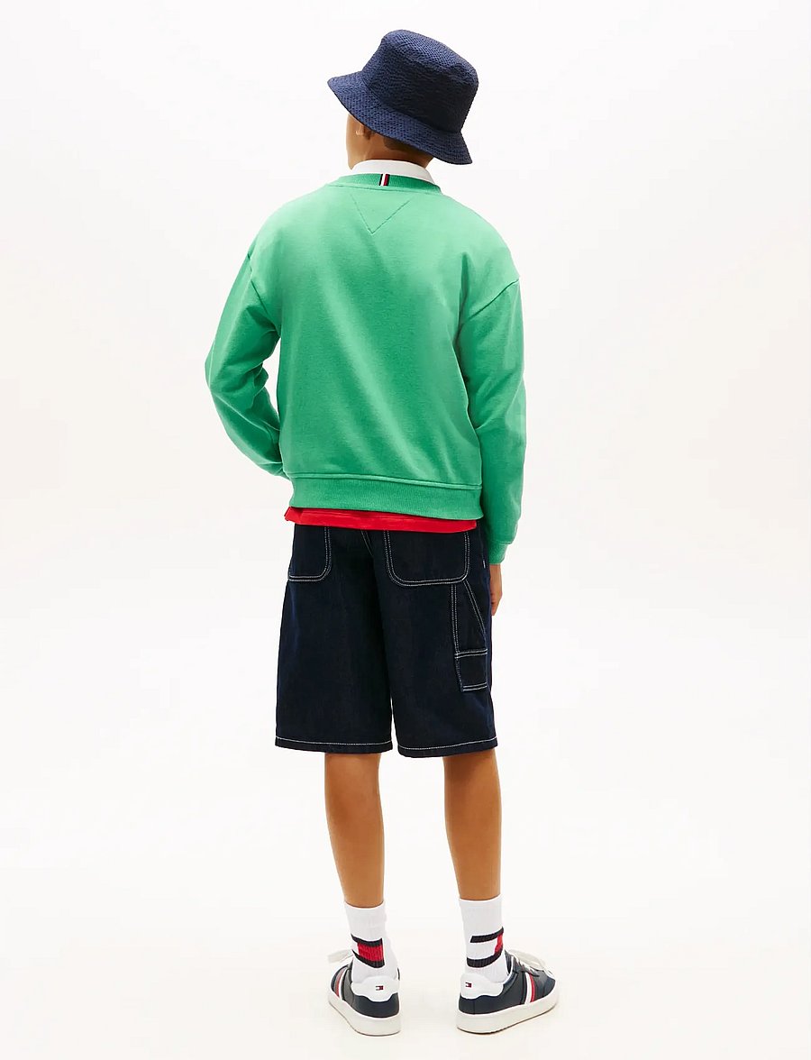Tommy Hilfiger - HILFIGER VARSITY SWEATSHIRT - sweatshirts - bahama green - 2