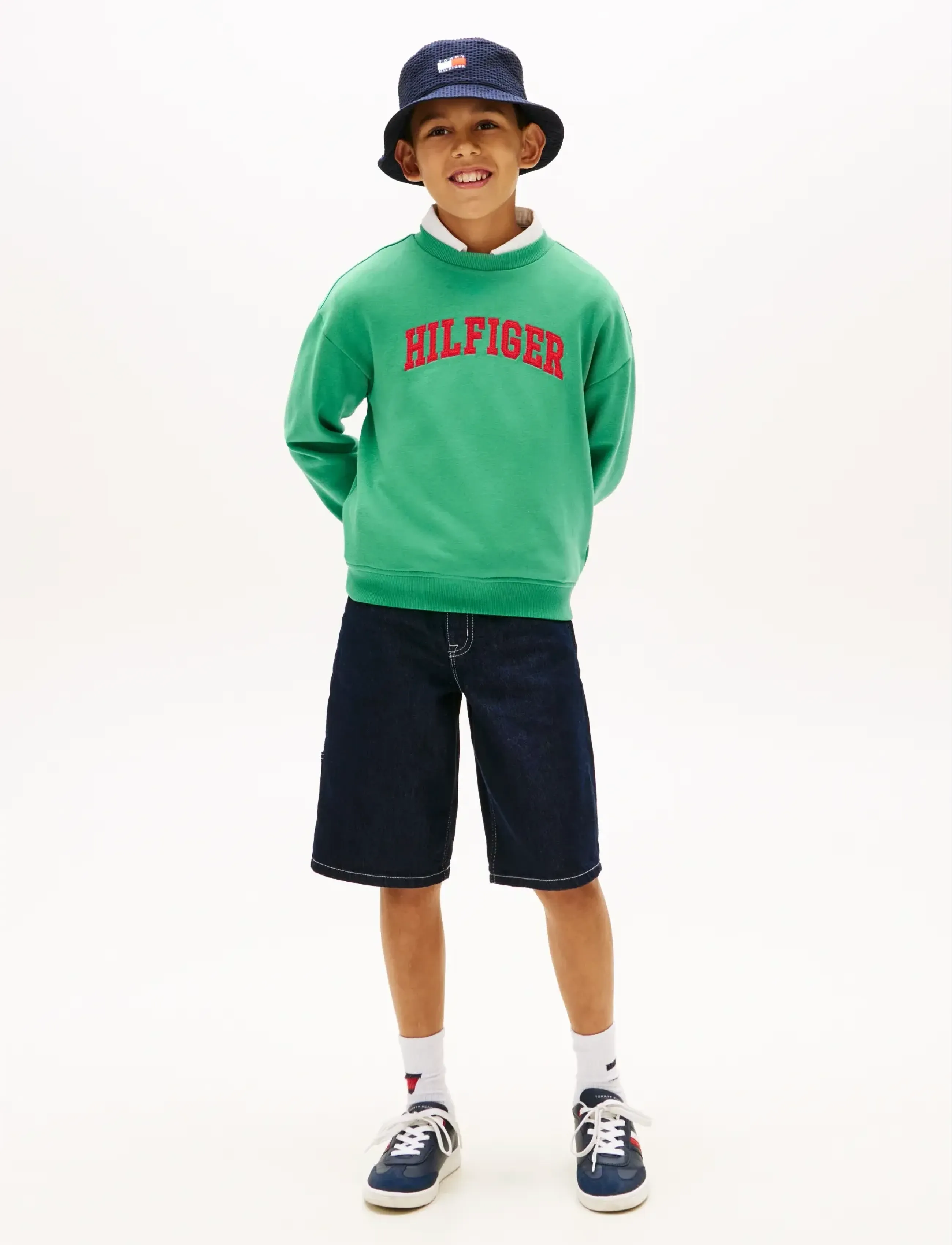 Tommy Hilfiger - HILFIGER VARSITY SWEATSHIRT - sweatshirts - bahama green - 3