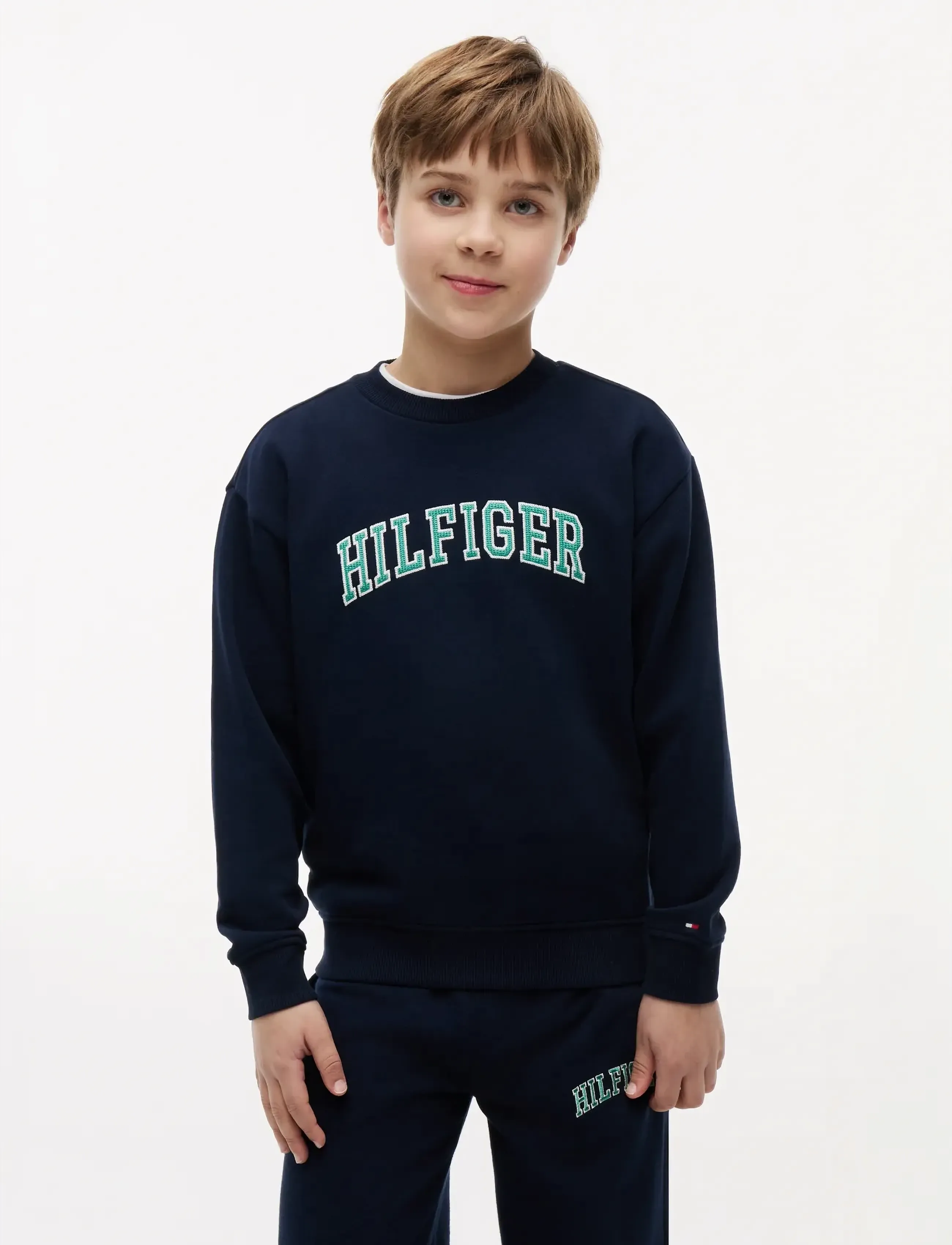 Tommy Hilfiger HILFIGER VARSITY SWEATSHIRT - Overdele - DARK NIGHT NAVY / navy