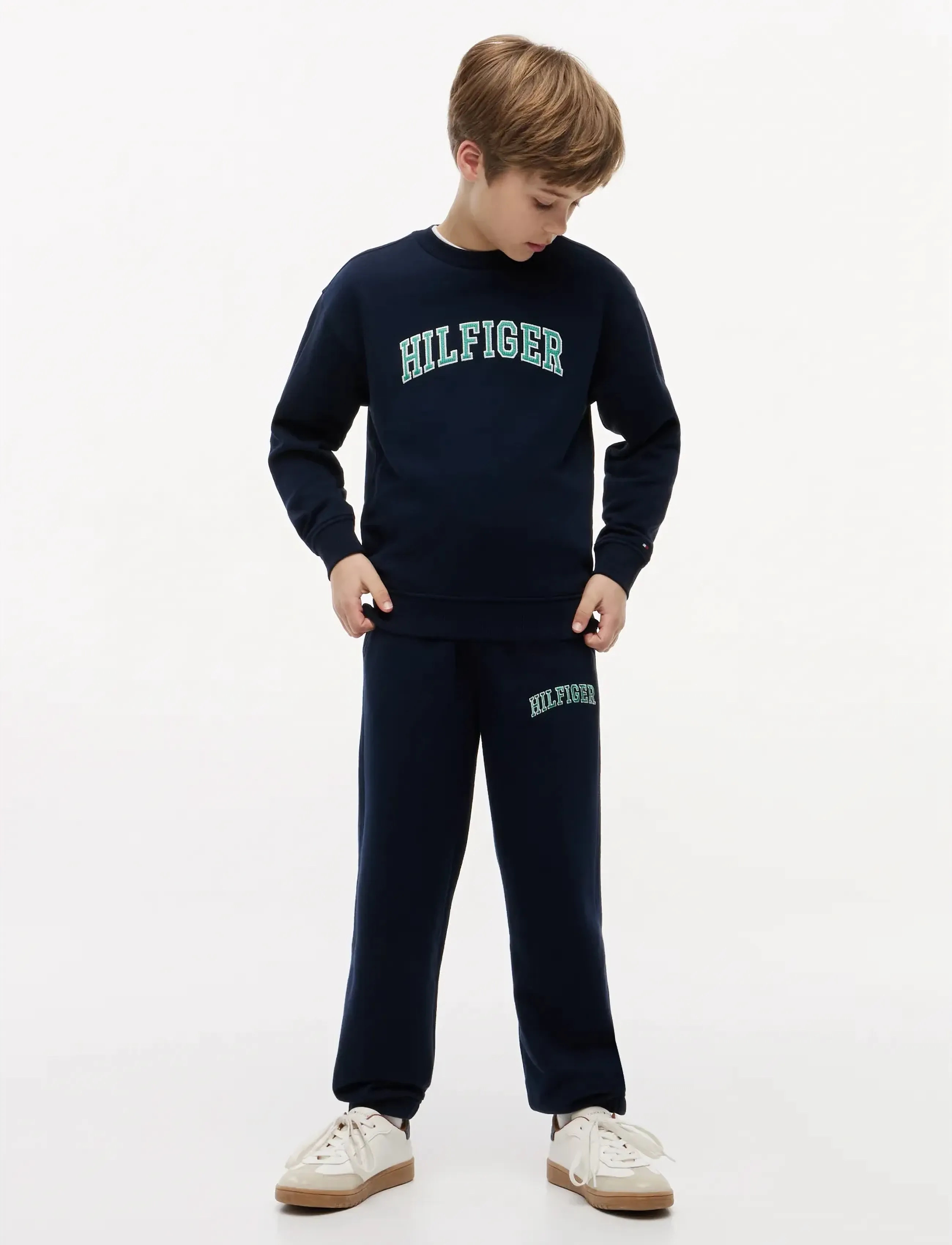 Tommy Hilfiger - HILFIGER VARSITY SWEATSHIRT - sweatshirts - dark night navy - 4