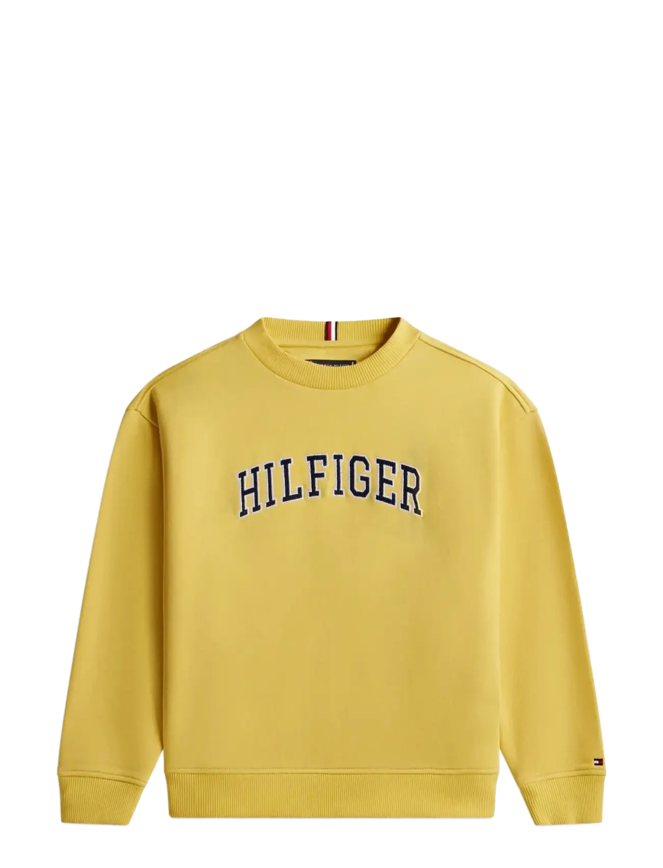 TOMMY HILFIGER Hilfiger Varsity Sweatshirt Gelb - 122 - Kinder