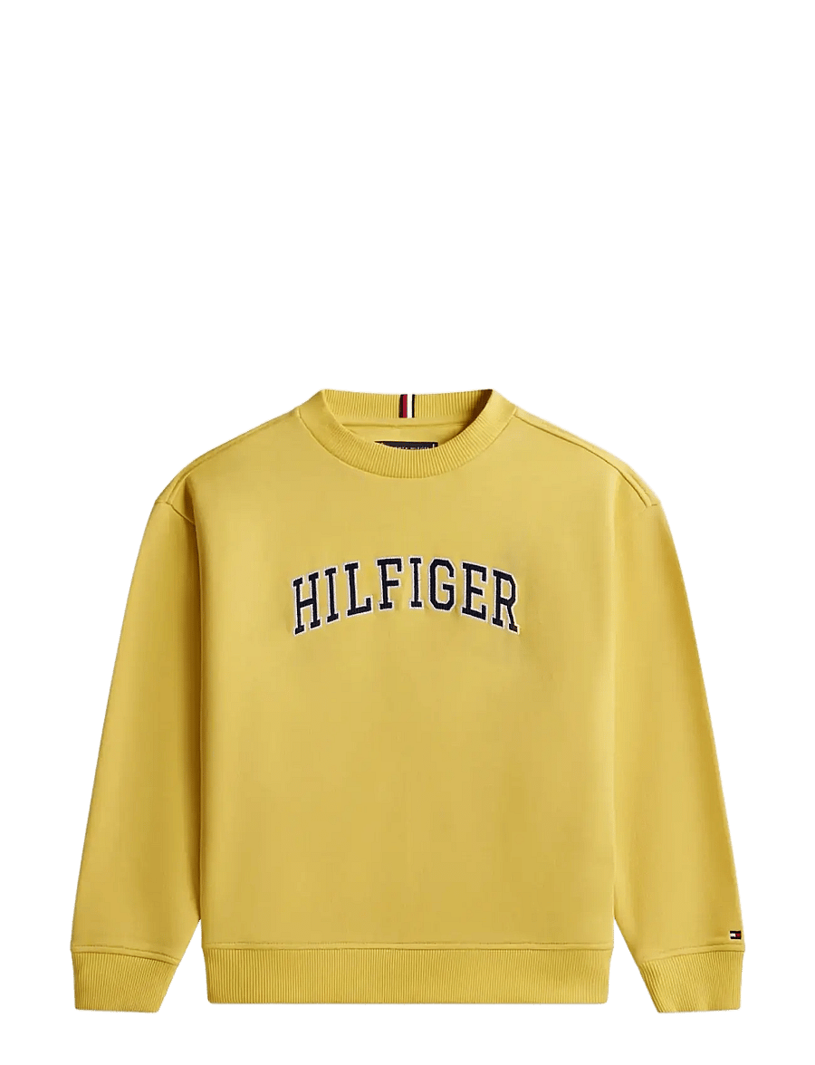 Tommy Hilfiger - HILFIGER VARSITY SWEATSHIRT - sweatshirts - yellow dahlia - 1