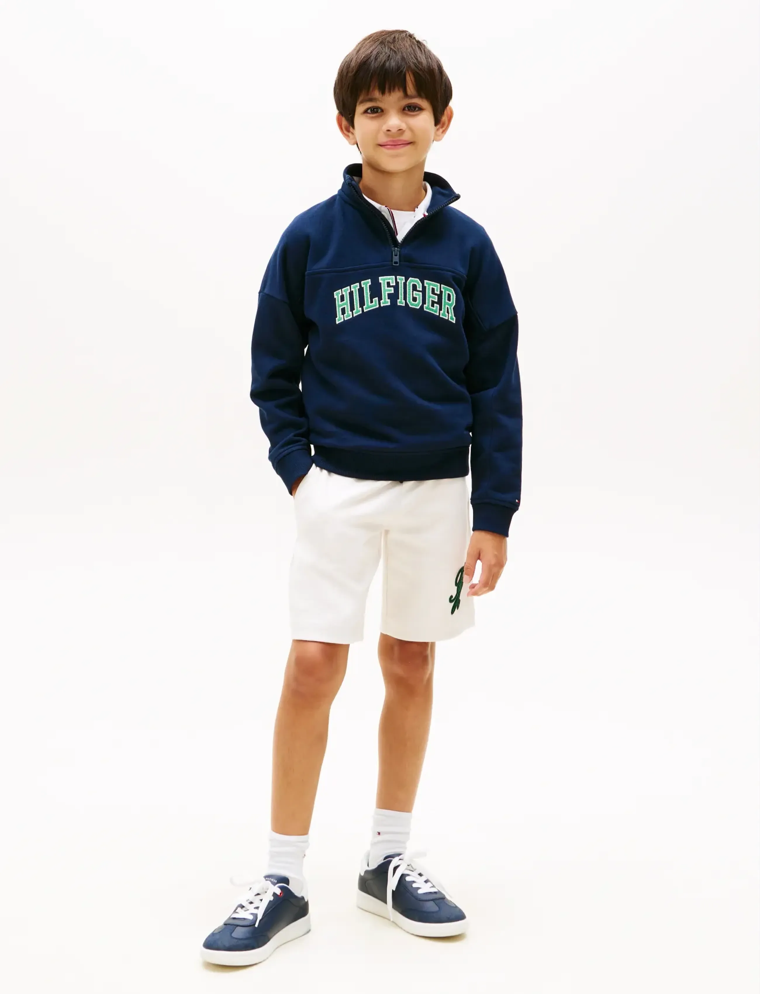 Tommy Hilfiger - HILFIGER VARSITY ZIP SWEATSHIRT - sweatshirts - dark night navy - 3
