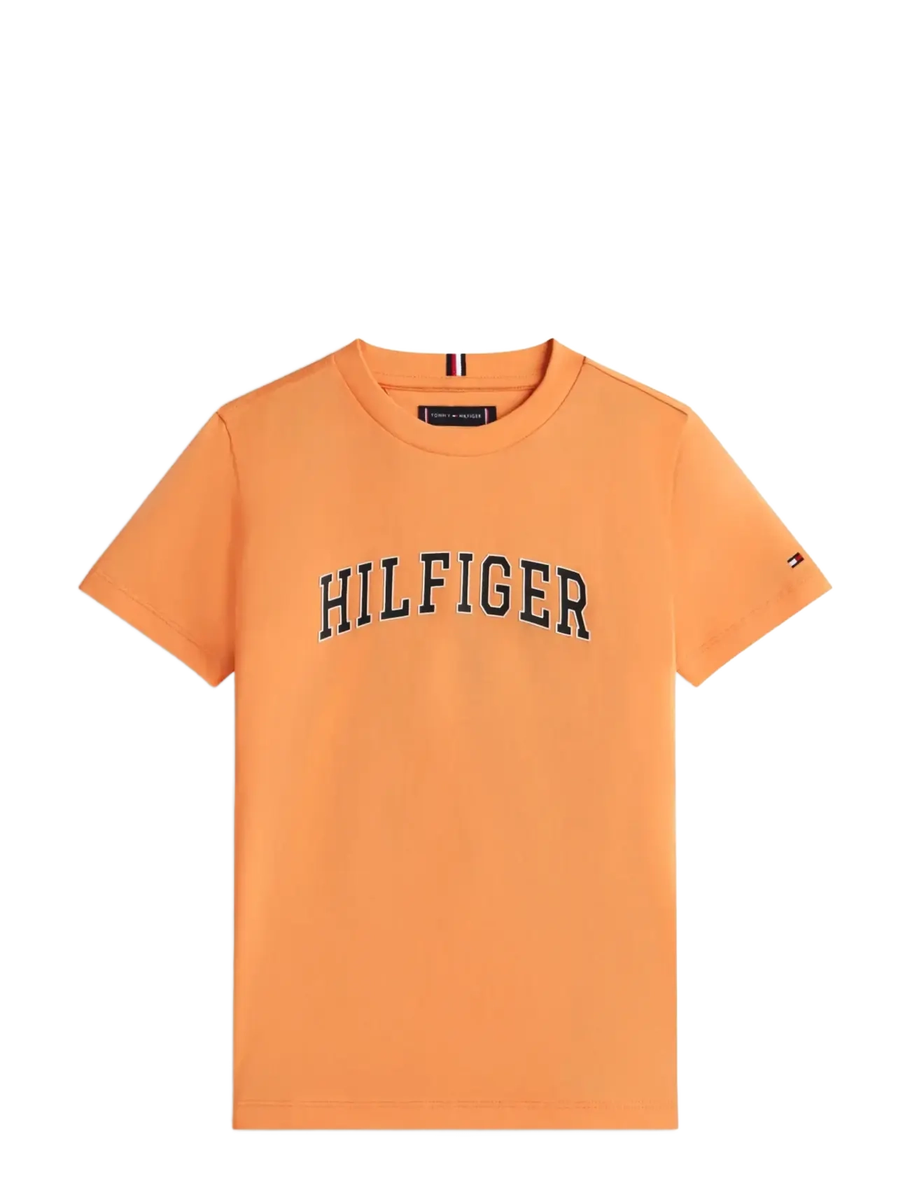 Tommy Hilfiger HILFIGER VARSITY T-SHIRT - Nyheter - FADED SUN KISS / orange
