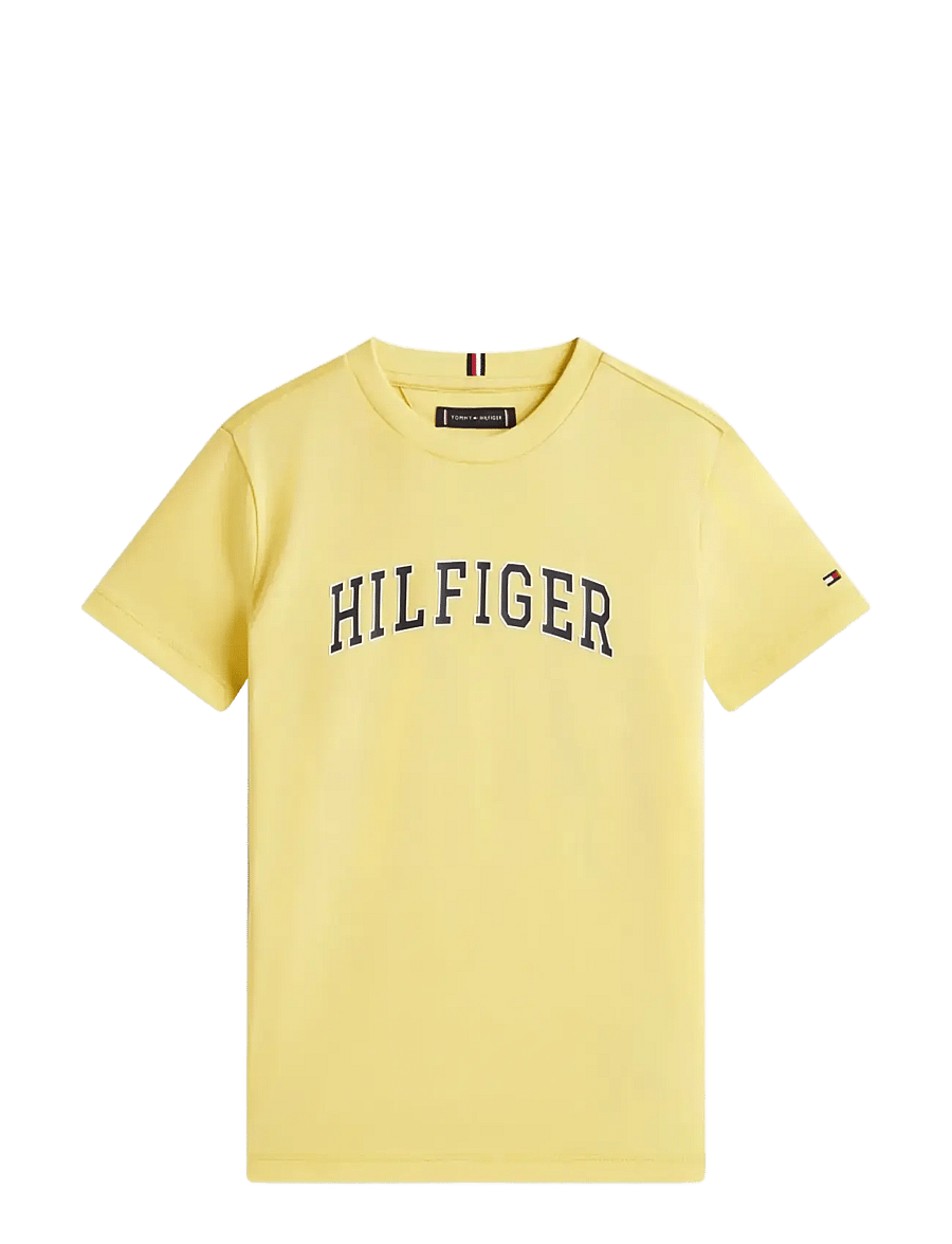 Tommy Hilfiger - HILFIGER VARSITY T-SHIRT - kurzärmelige - yellow dahlia - 1