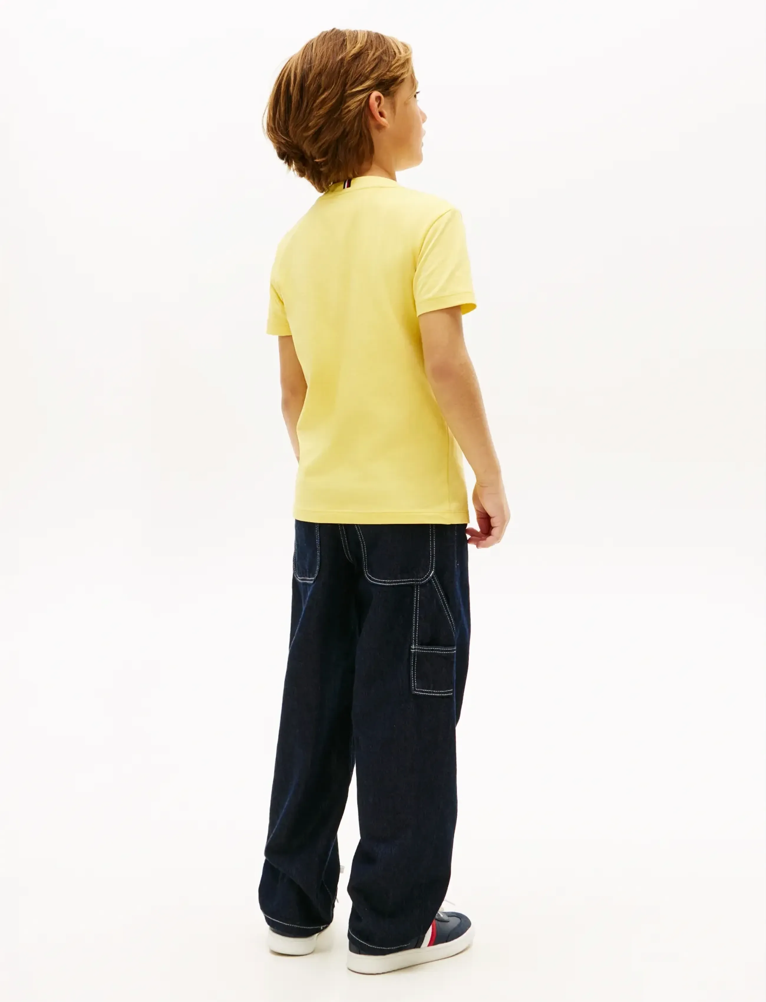 Tommy Hilfiger - HILFIGER VARSITY T-SHIRT - kortærmede t-shirts - yellow dahlia - 2