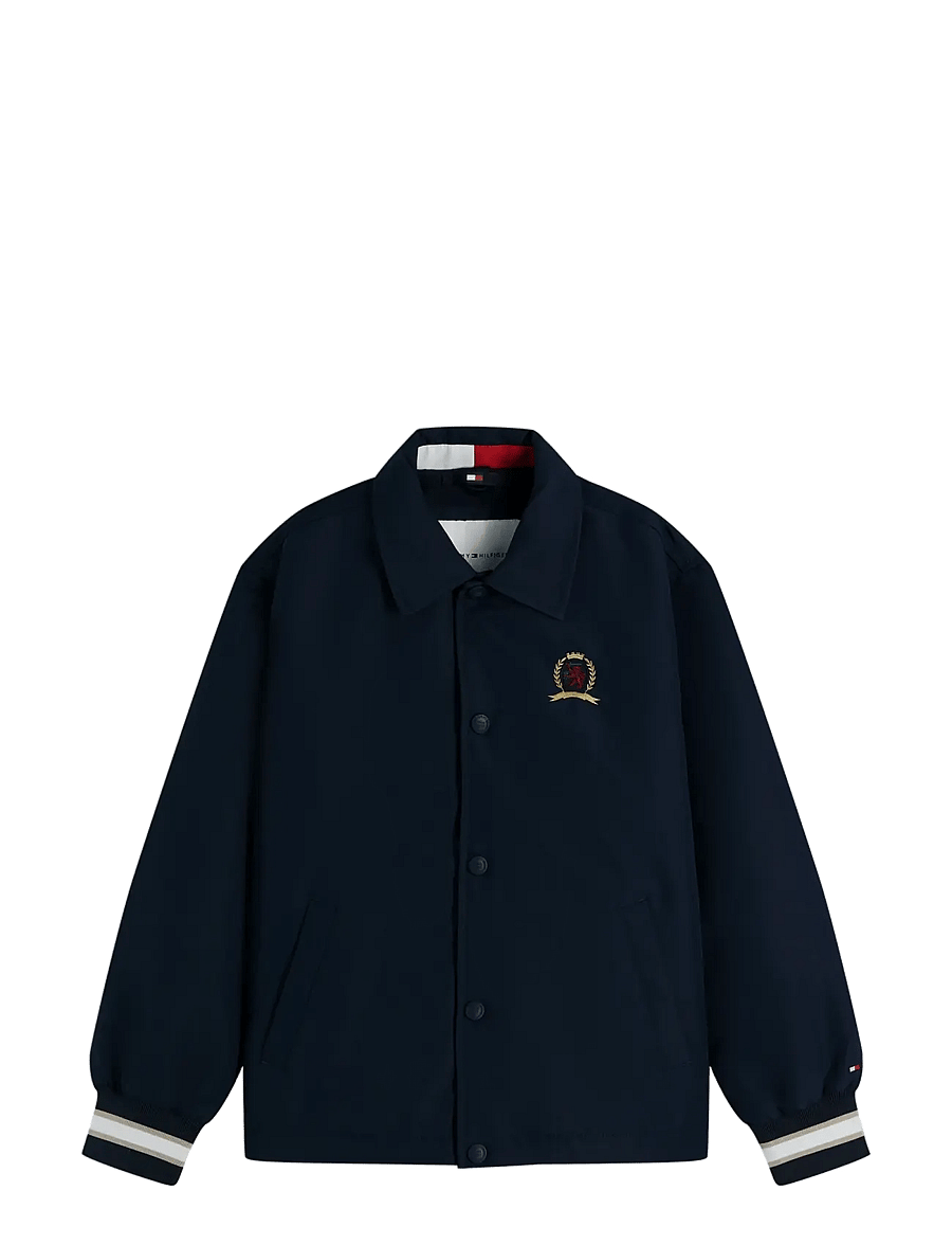 Tommy Hilfiger - CREST GRAPHIC COACH JACKET - dark night navy - 1
