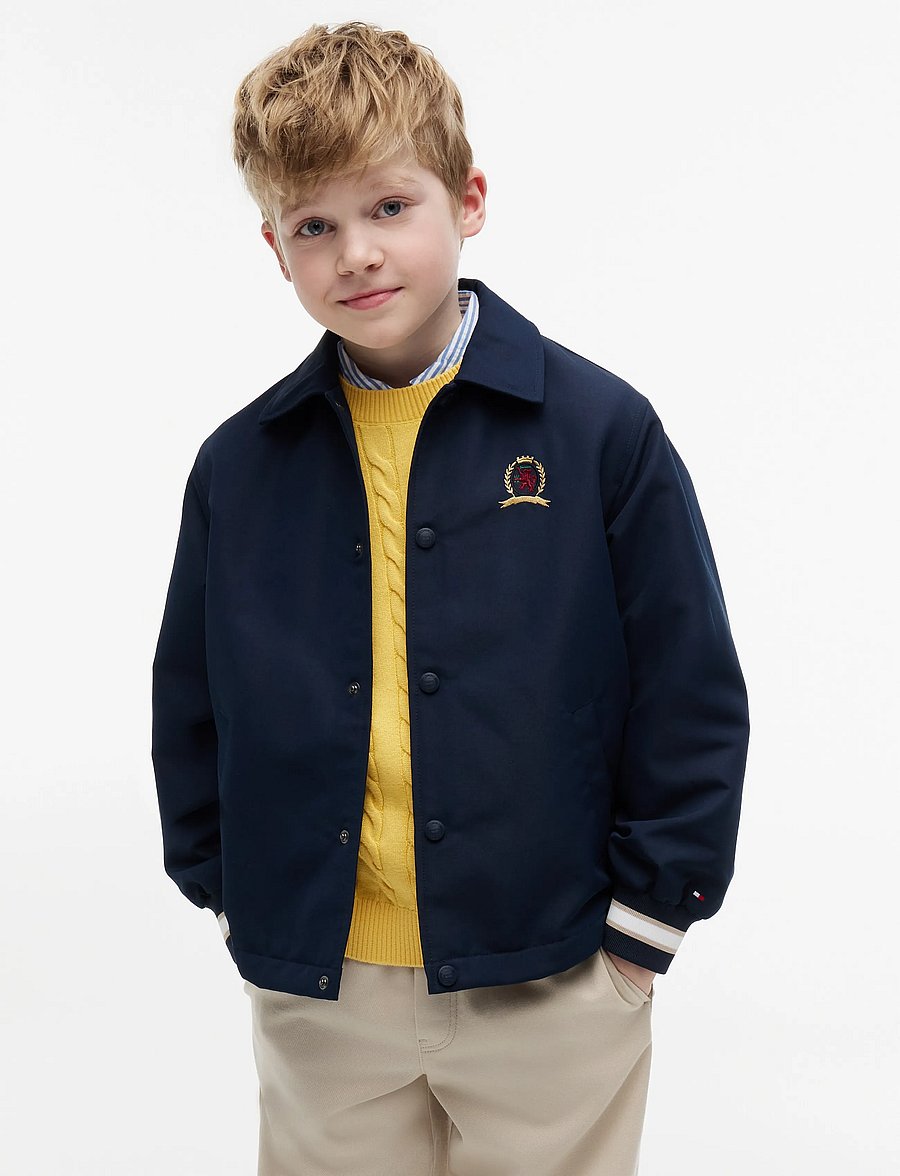 Tommy Hilfiger - CREST GRAPHIC COACH JACKET - dark night navy - 0