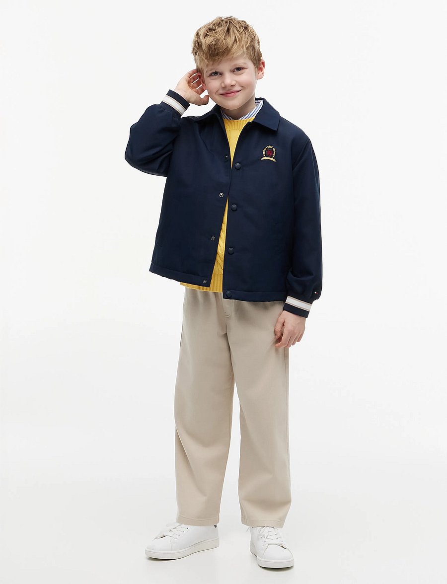 Tommy Hilfiger - CREST GRAPHIC COACH JACKET - dark night navy - 4