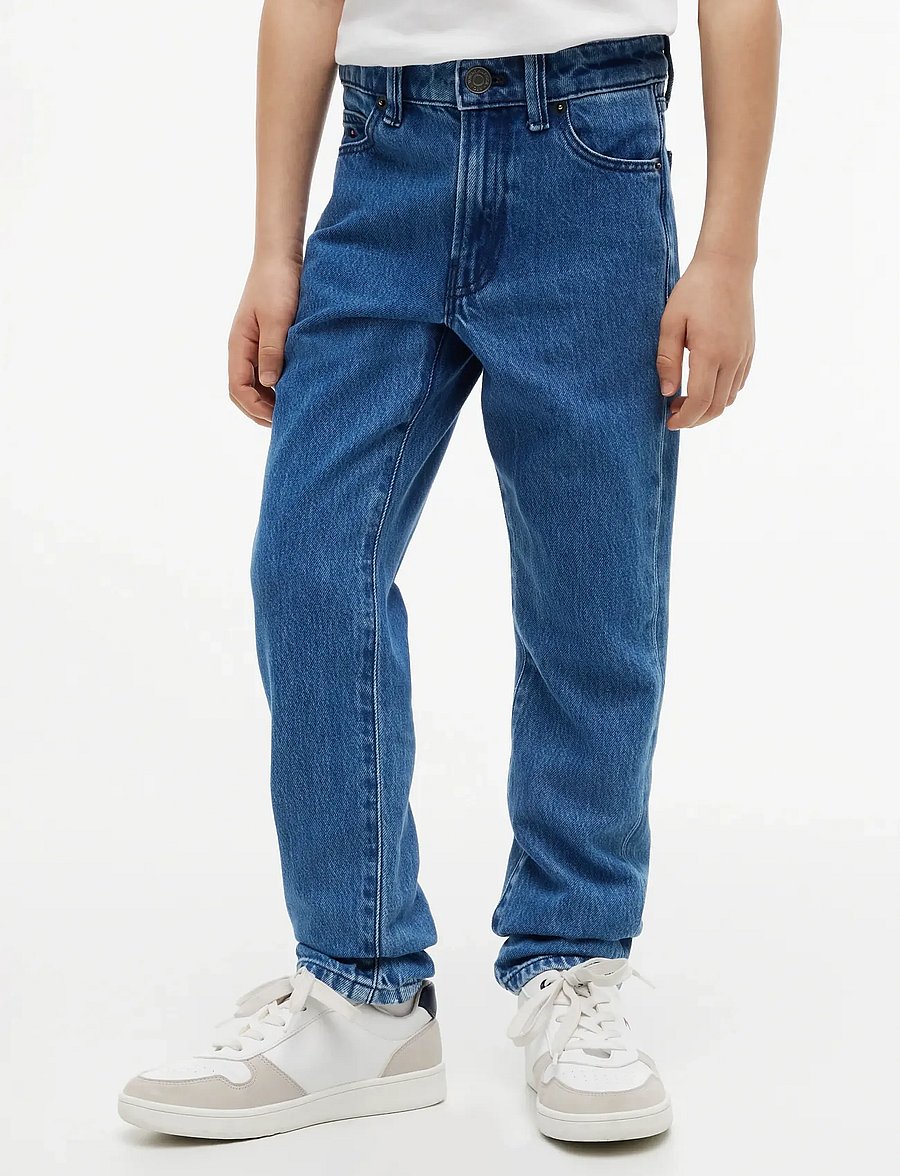 Tommy Hilfiger - STRAIGHT MID WASH JEANS - regular jeans - denim medium 01 - 0