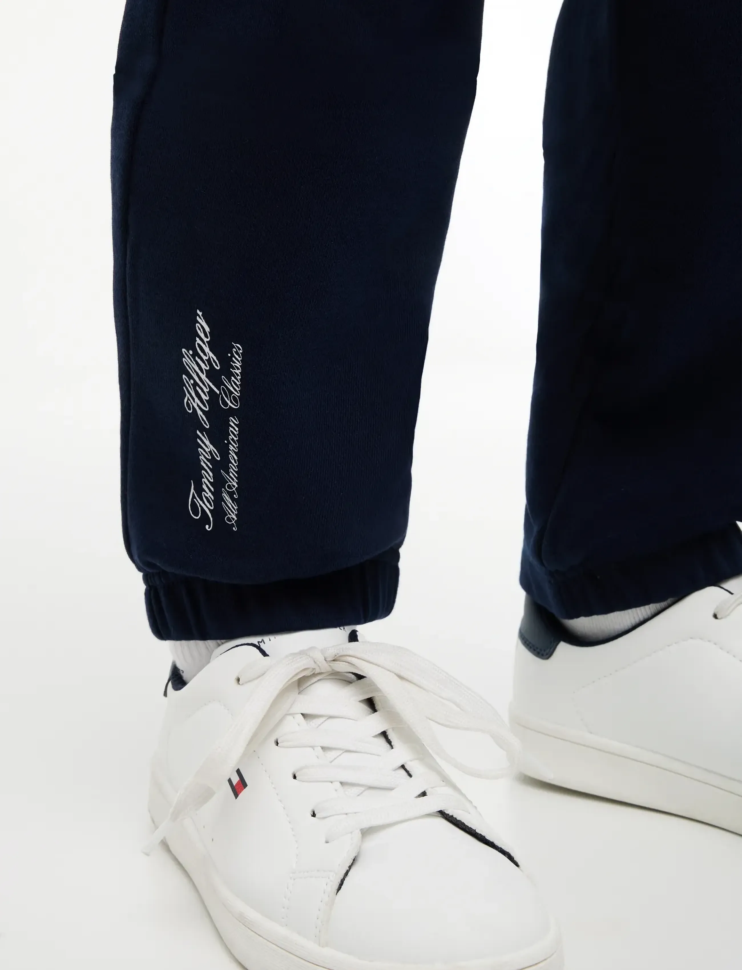 Tommy Hilfiger - OUTLINE FLAG SWEATPANT - jogginghosen - dark night navy - 4